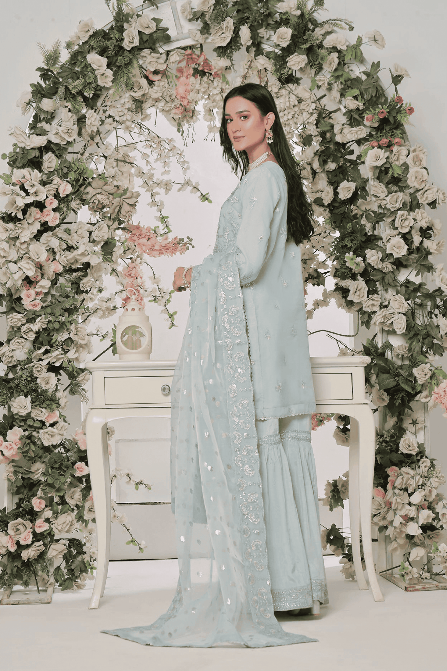 D3 - Aroohi Embroidered Organza By Dressline (Winter)