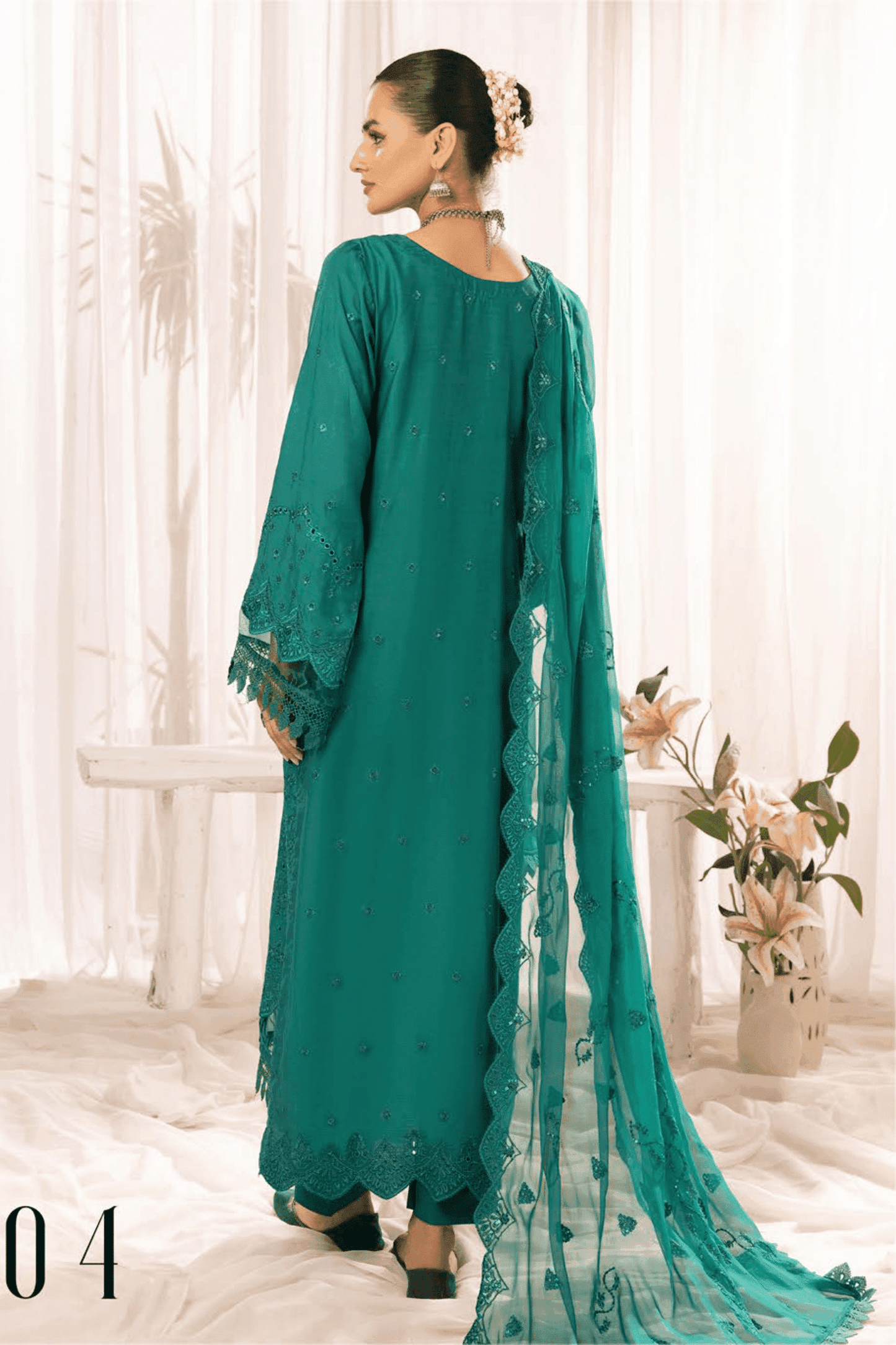 D 03 - Azure Viscose By Aalaya (Winter)