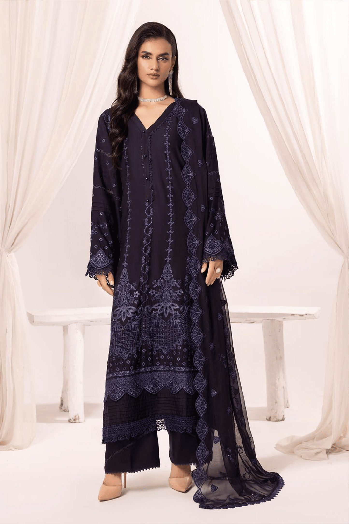 D 04 - Azure Viscose By Aalaya (Winter)