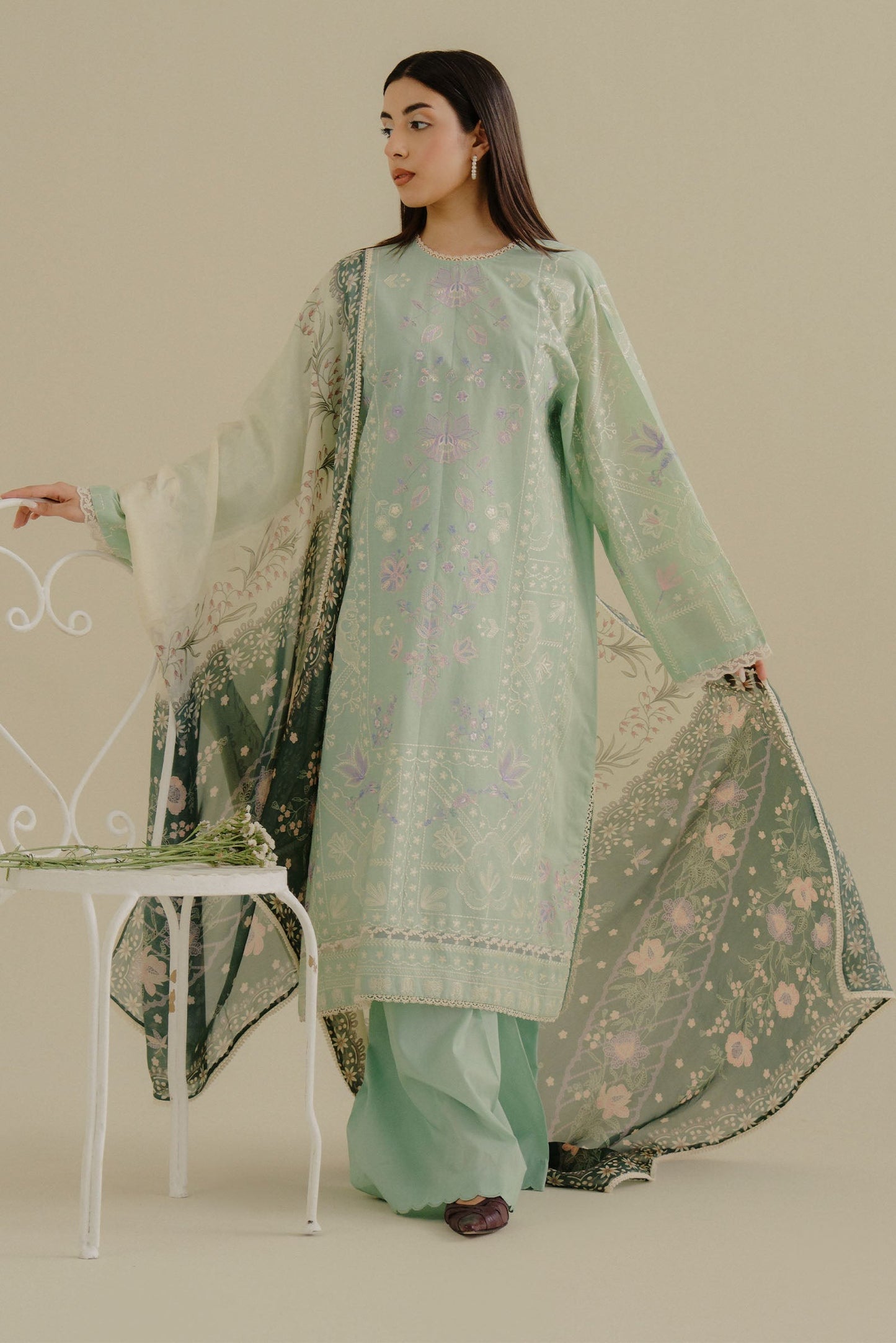 Nyssa-10A | COCO Embroidered Lawn Drop-II