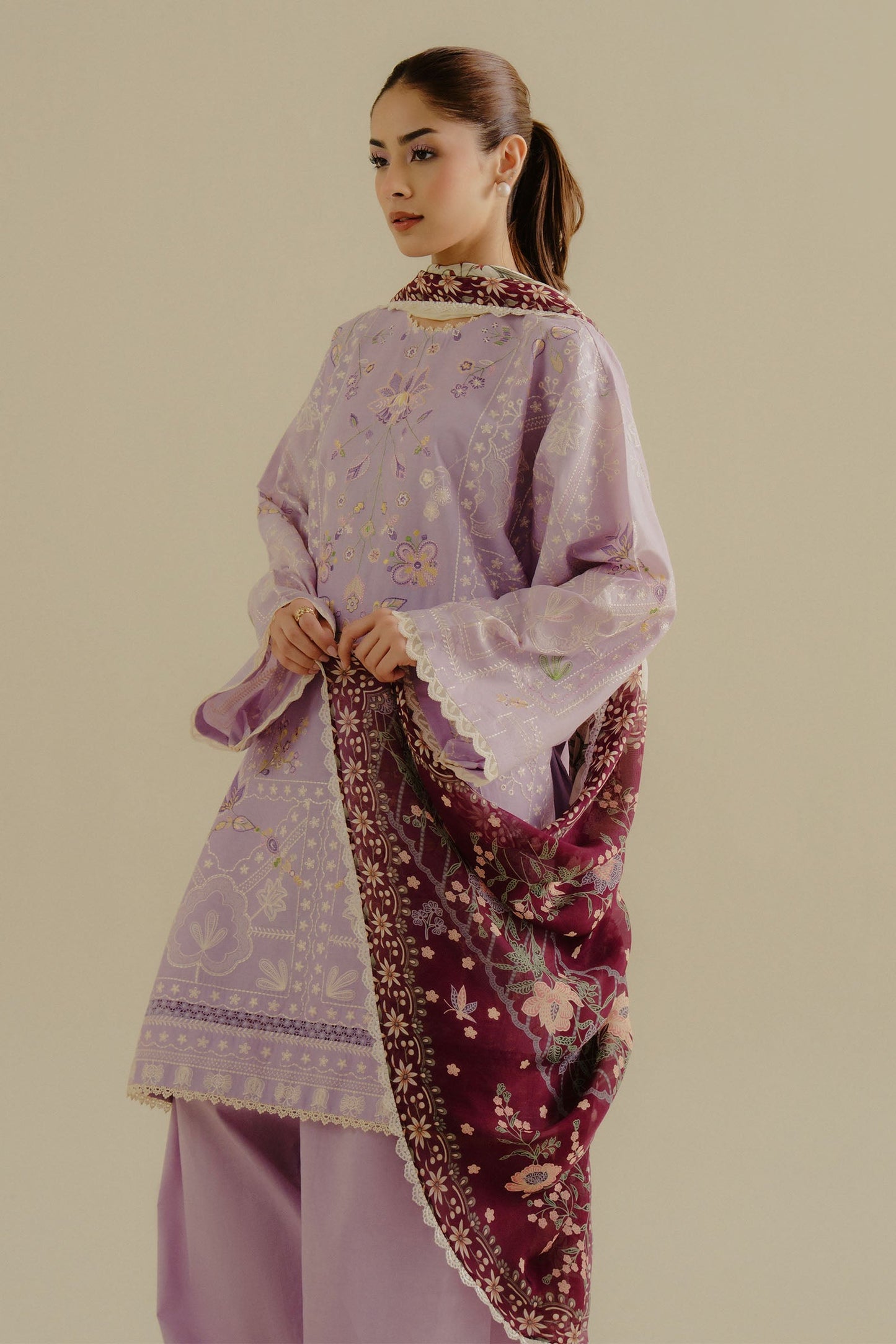 Nyssa-10B | COCO Embroidered Lawn Drop-II