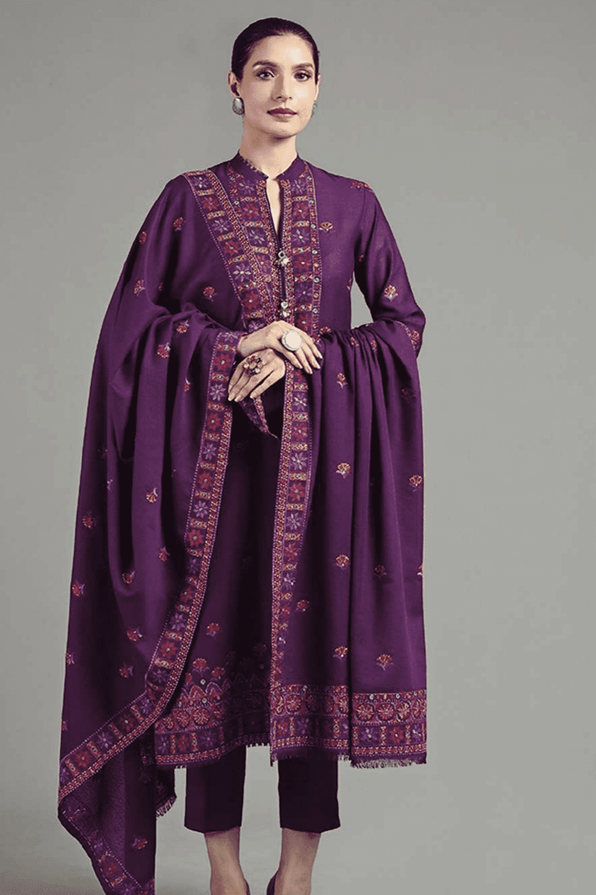 D 17b - Bareeze Karandi Shawl By Bin Shaukat (Winter)