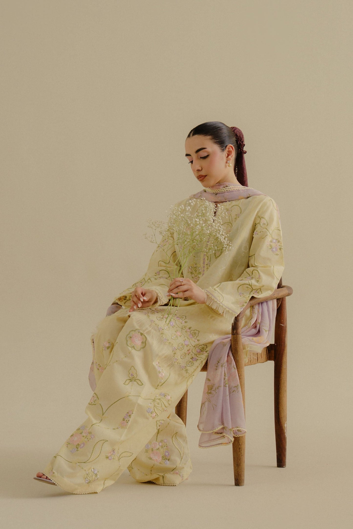 Elva-1A | COCO Embroidered Lawn Drop-II