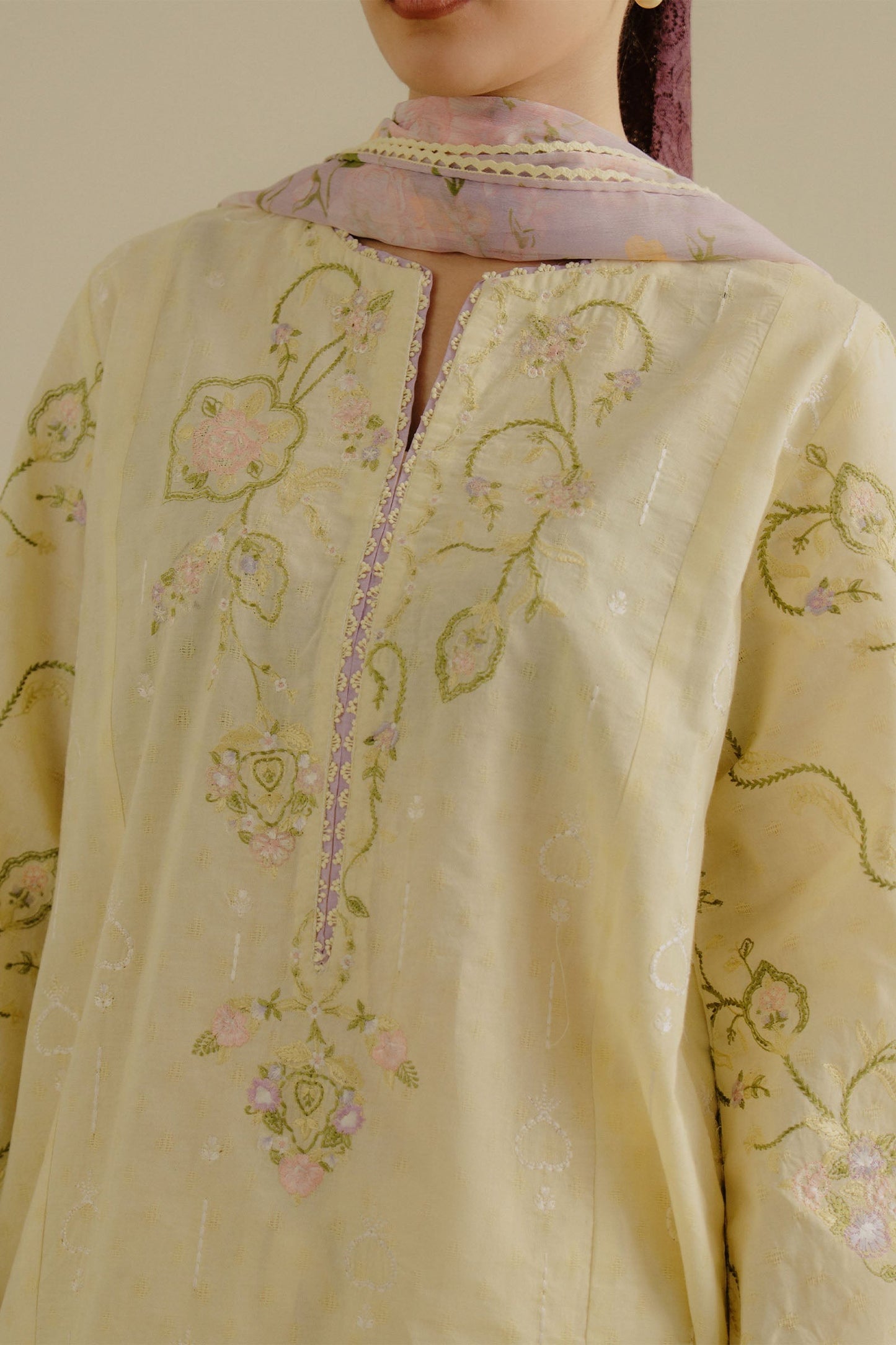 Elva-1A | COCO Embroidered Lawn Drop-II