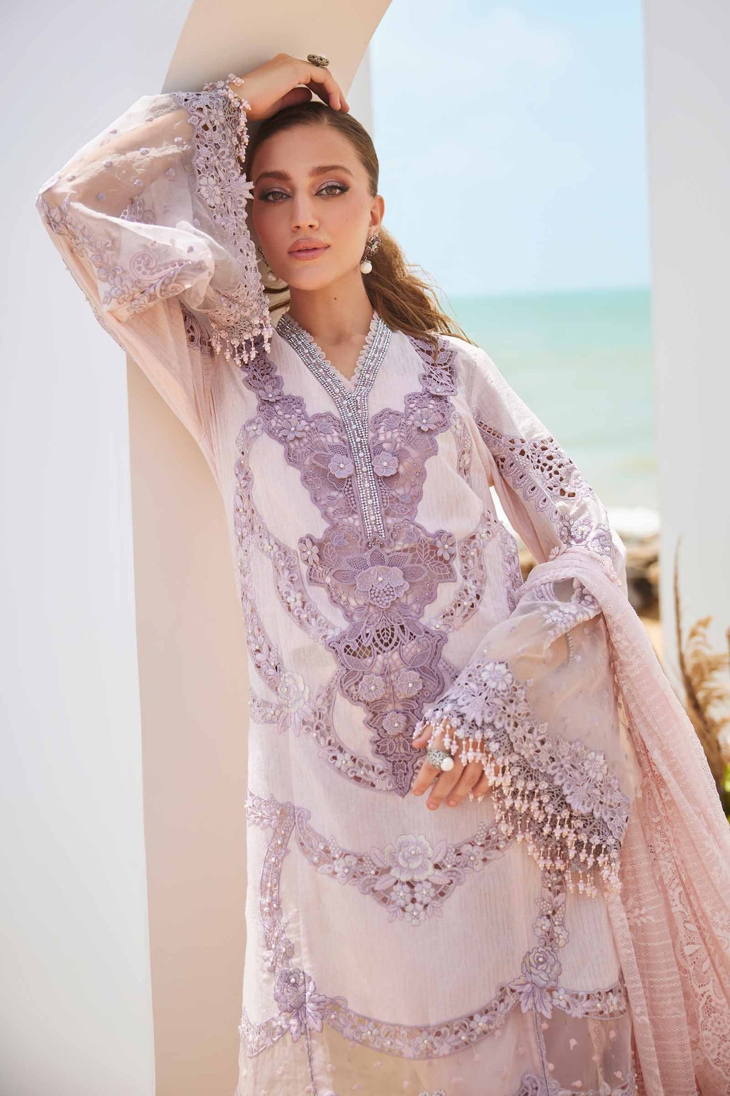 2502 | Maria.B Embroidered Eid Lawn`25