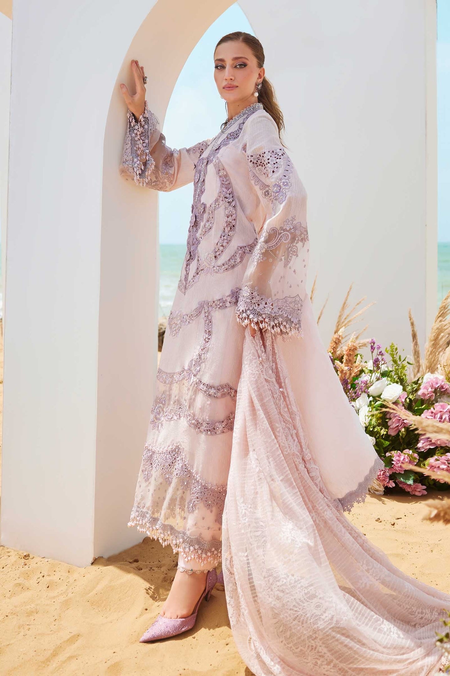 2502 | Maria.B Embroidered Eid Lawn`25
