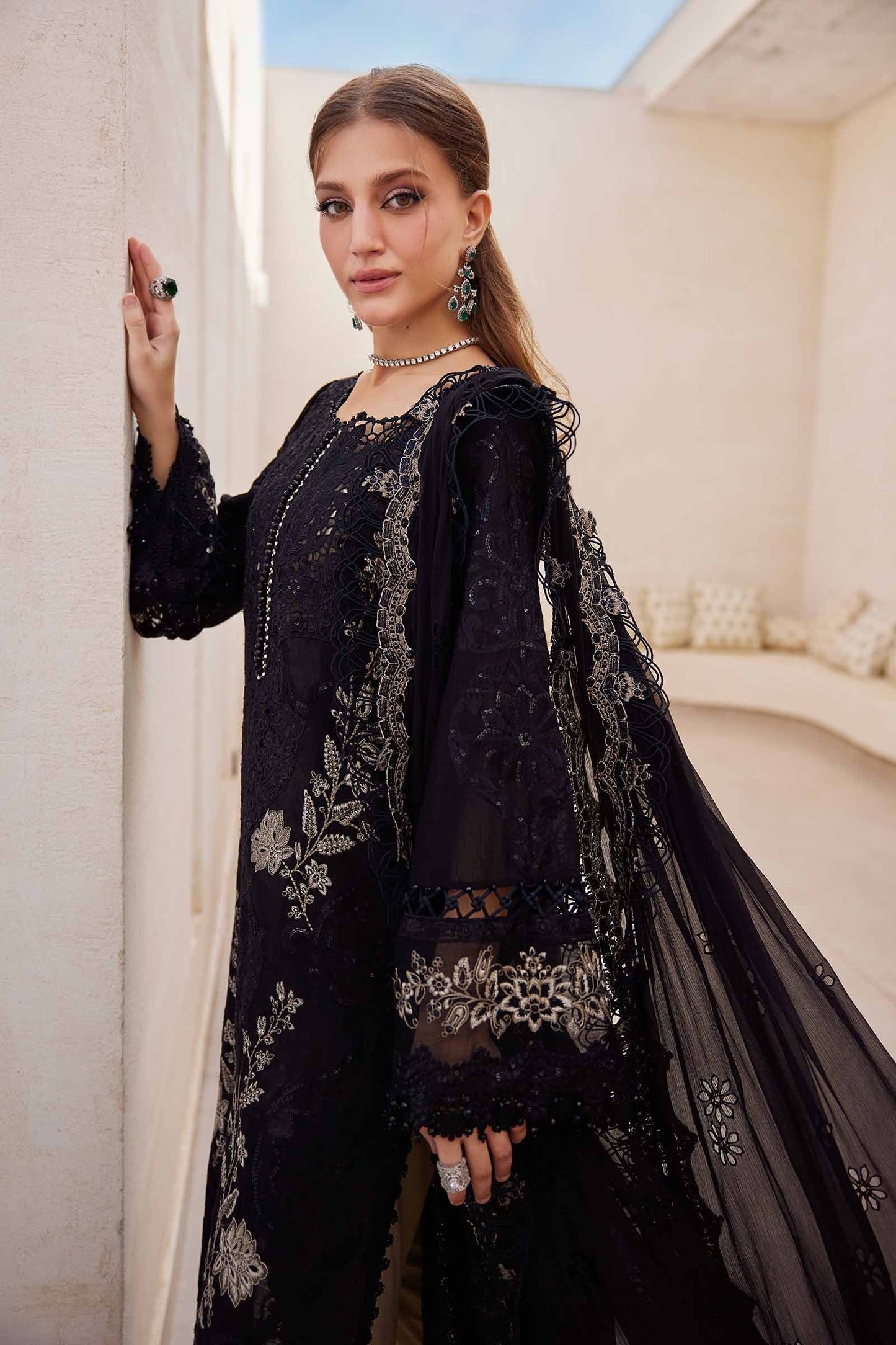 2503 | Maria.B Embroidered Eid Lawn`25
