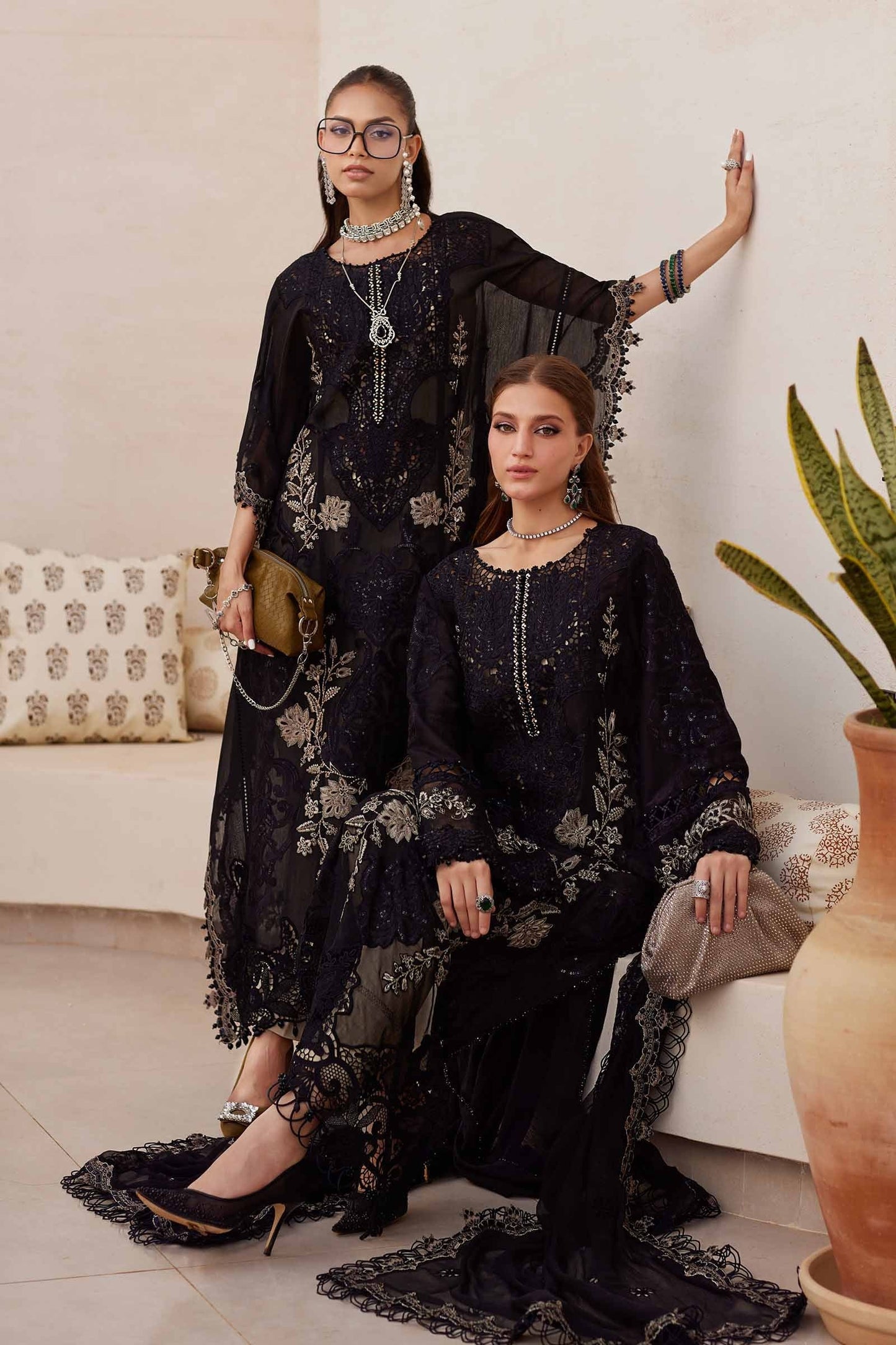 2503 | Maria.B Embroidered Eid Lawn`25