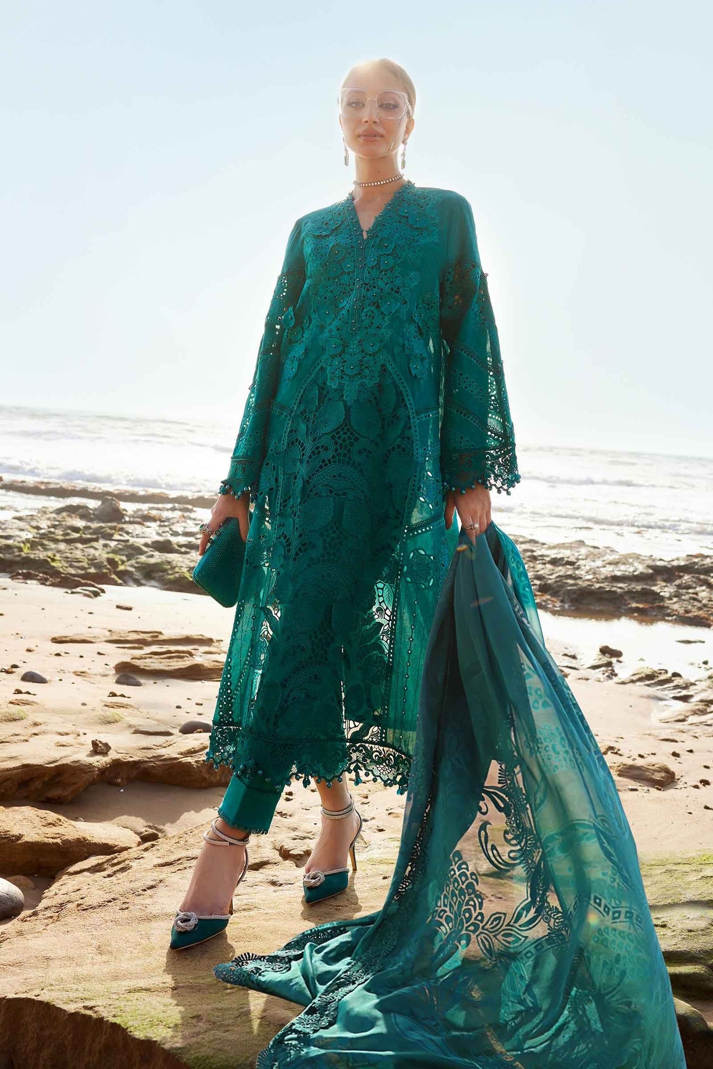 2505 | Maria.B Embroidered Eid Lawn`25