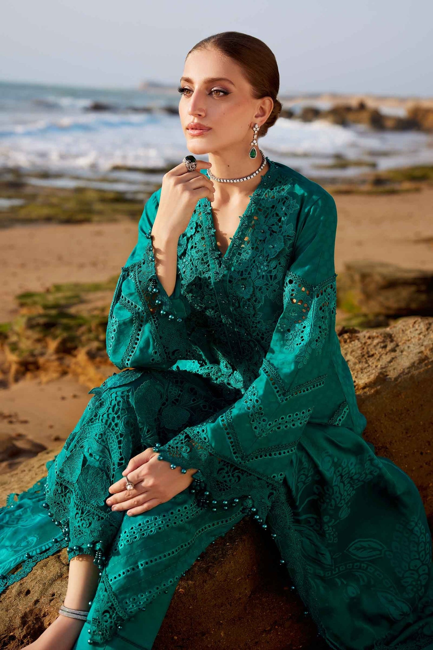 2505 | Maria.B Embroidered Eid Lawn`25
