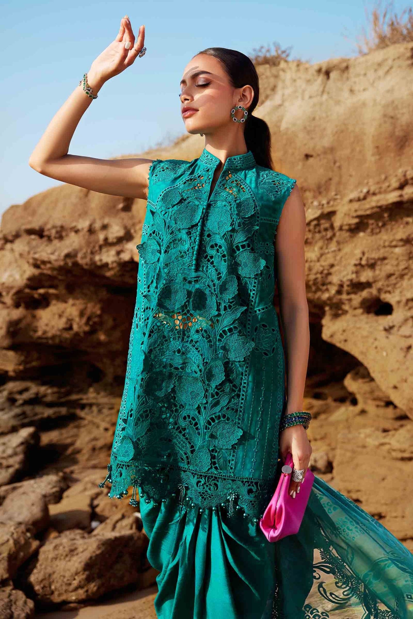 2505 | Maria.B Embroidered Eid Lawn`25