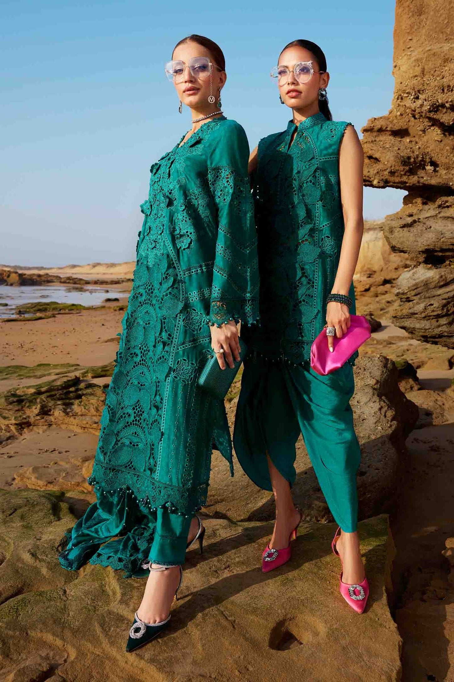 2505 | Maria.B Embroidered Eid Lawn`25