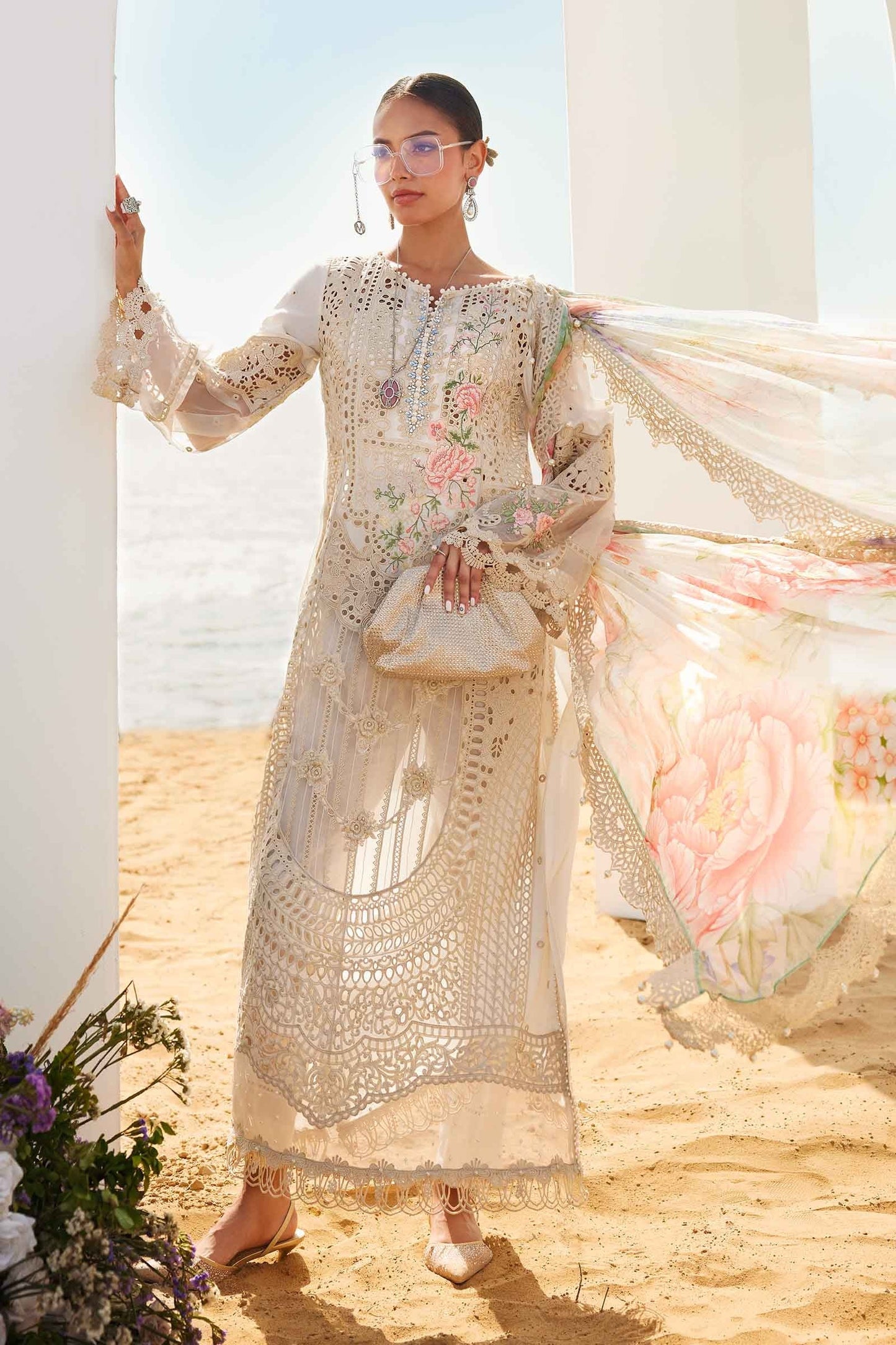 2507 | Maria.B Embroidered Eid Lawn`25