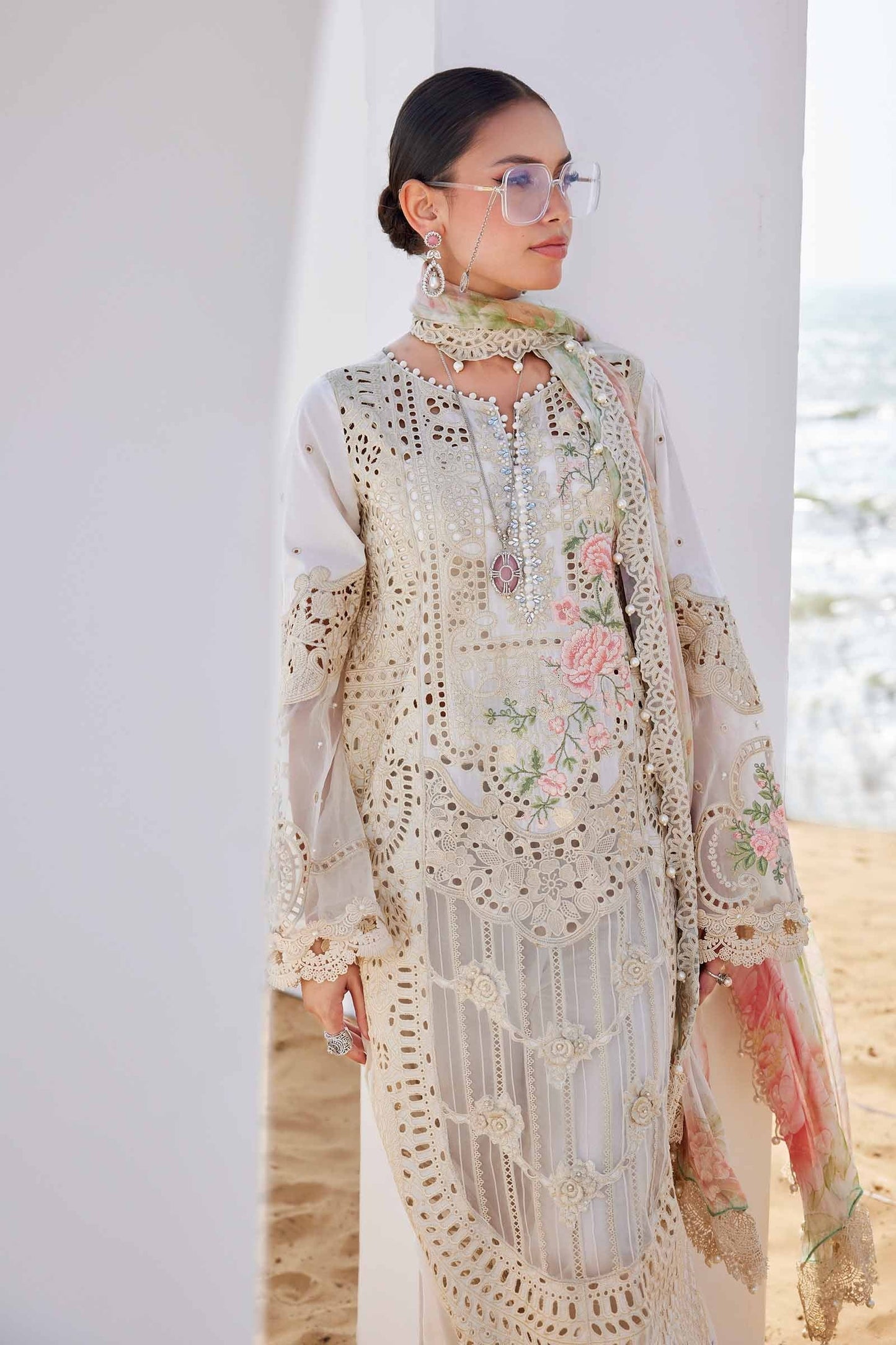 2507 | Maria.B Embroidered Eid Lawn`25