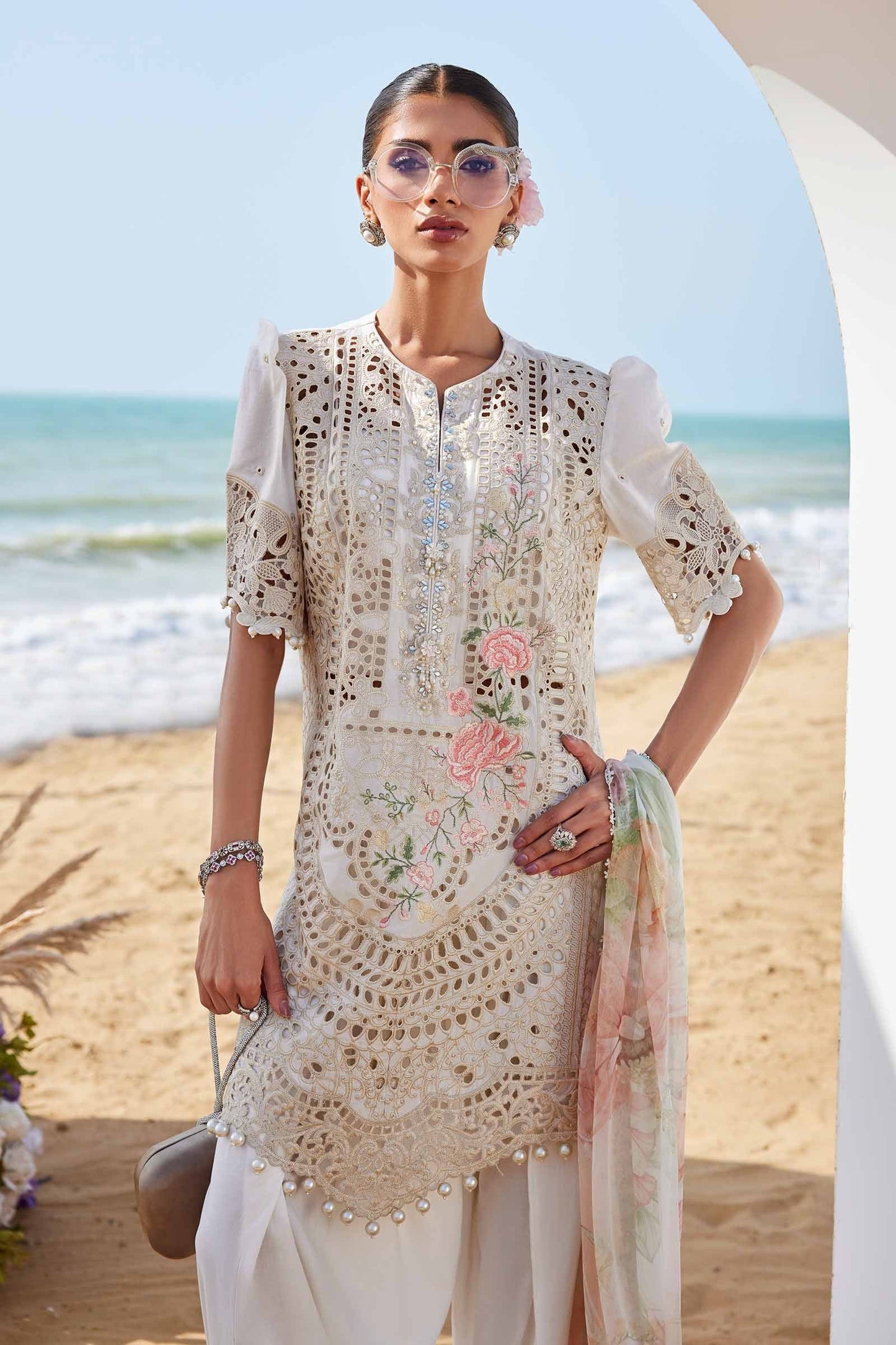 2507 | Maria.B Embroidered Eid Lawn`25
