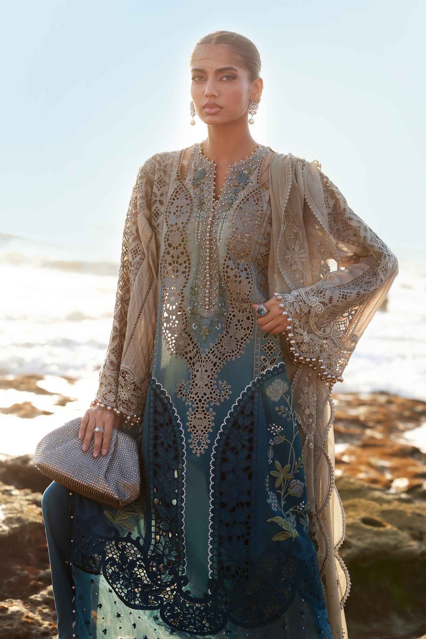 2508 | Maria.B Embroidered Eid Lawn`25