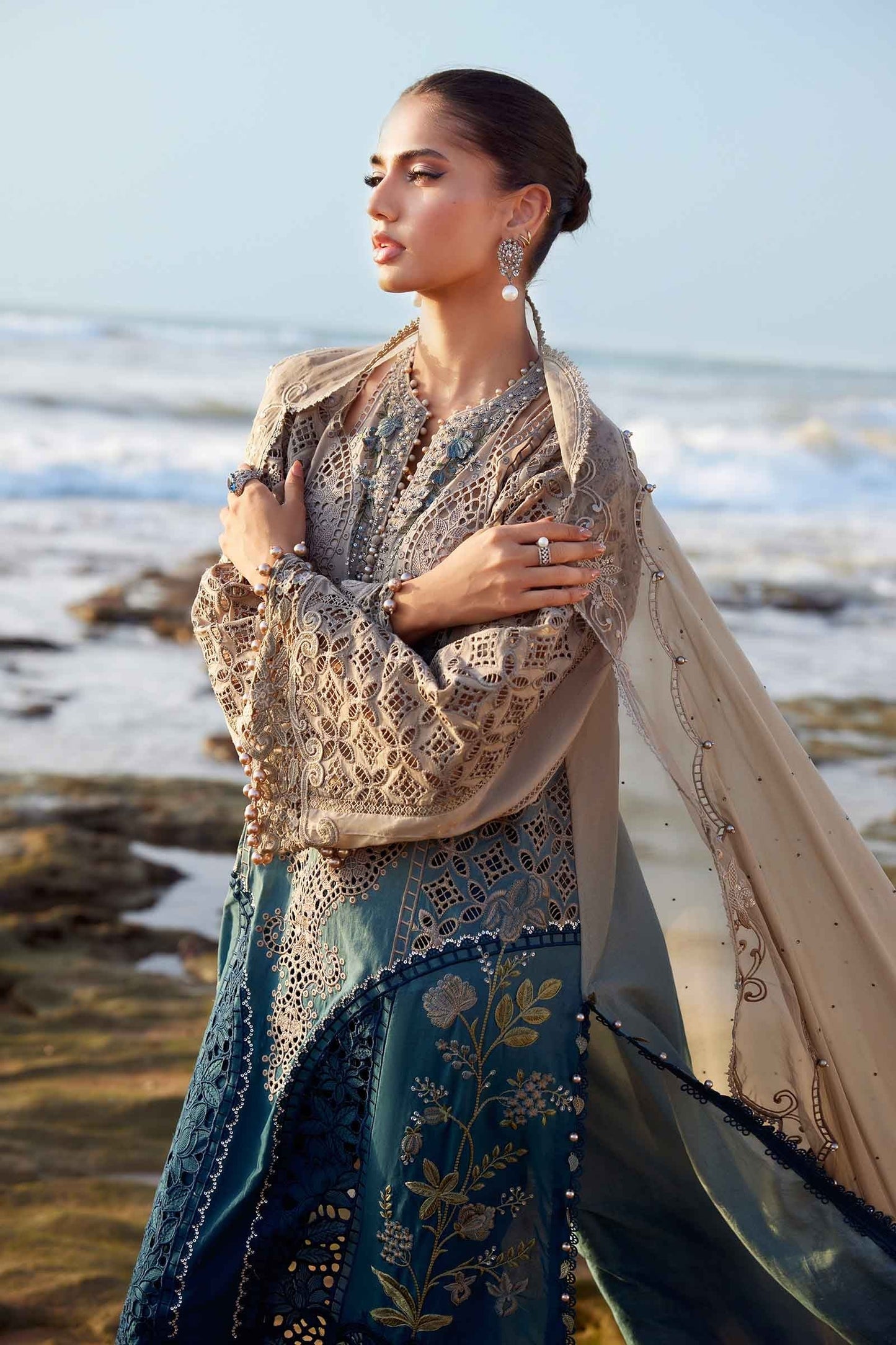 2508 | Maria.B Embroidered Eid Lawn`25