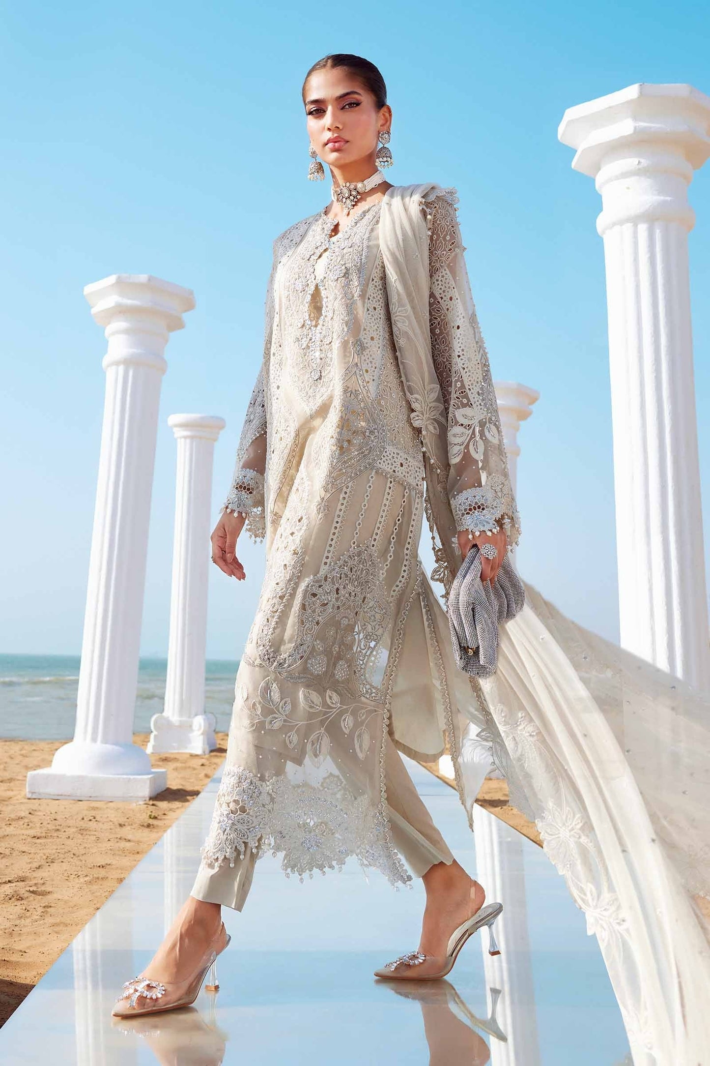2509 | Maria.B Embroidered Eid Lawn`25