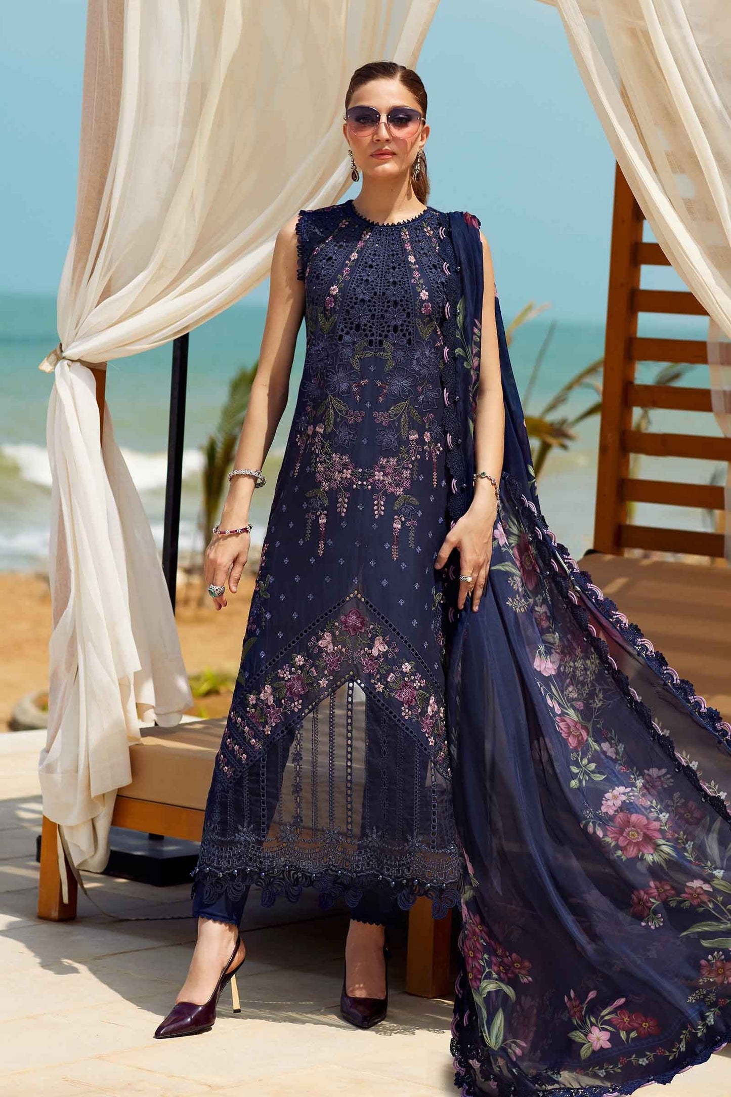 2510 | Maria.B Embroidered Eid Lawn`25