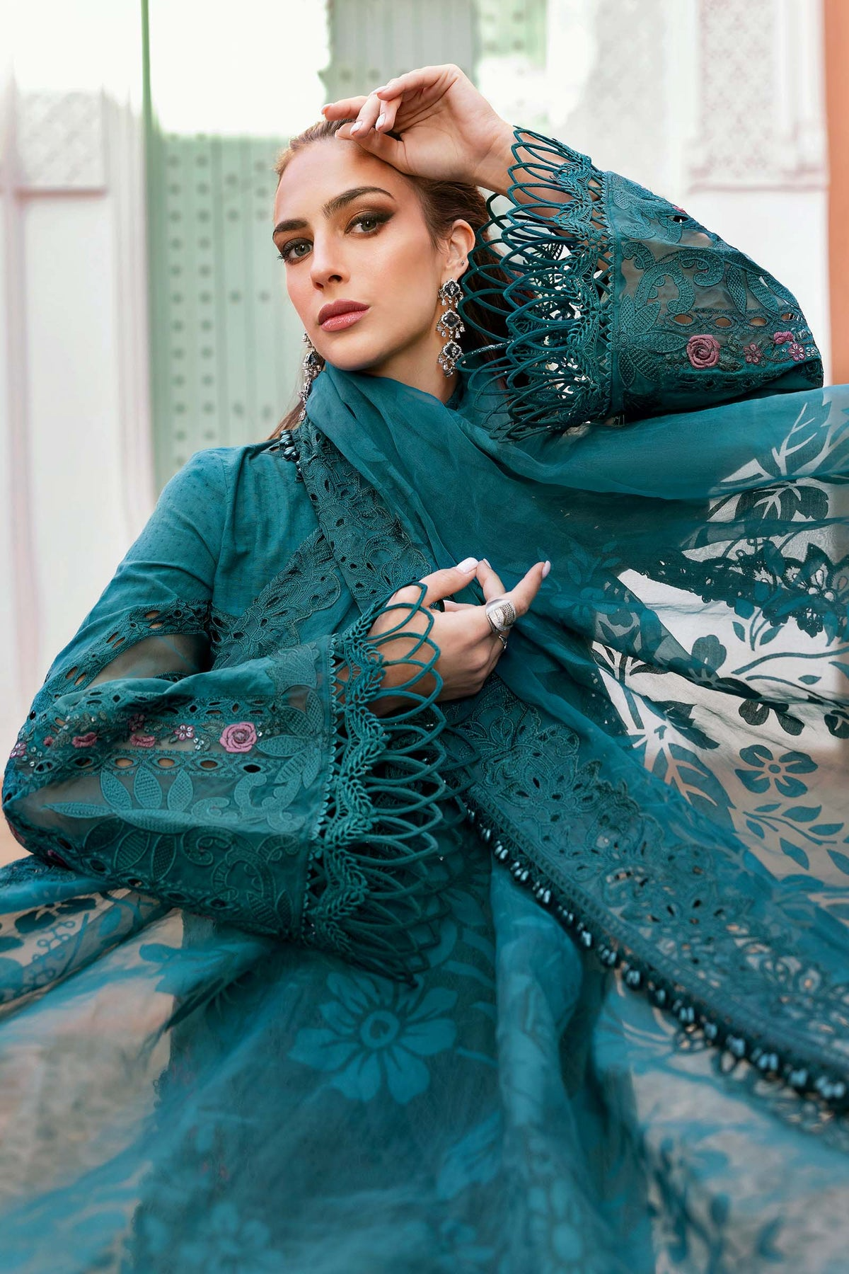 2513-B | Voyage a Luxe Embroidered Lawn By Maria.B