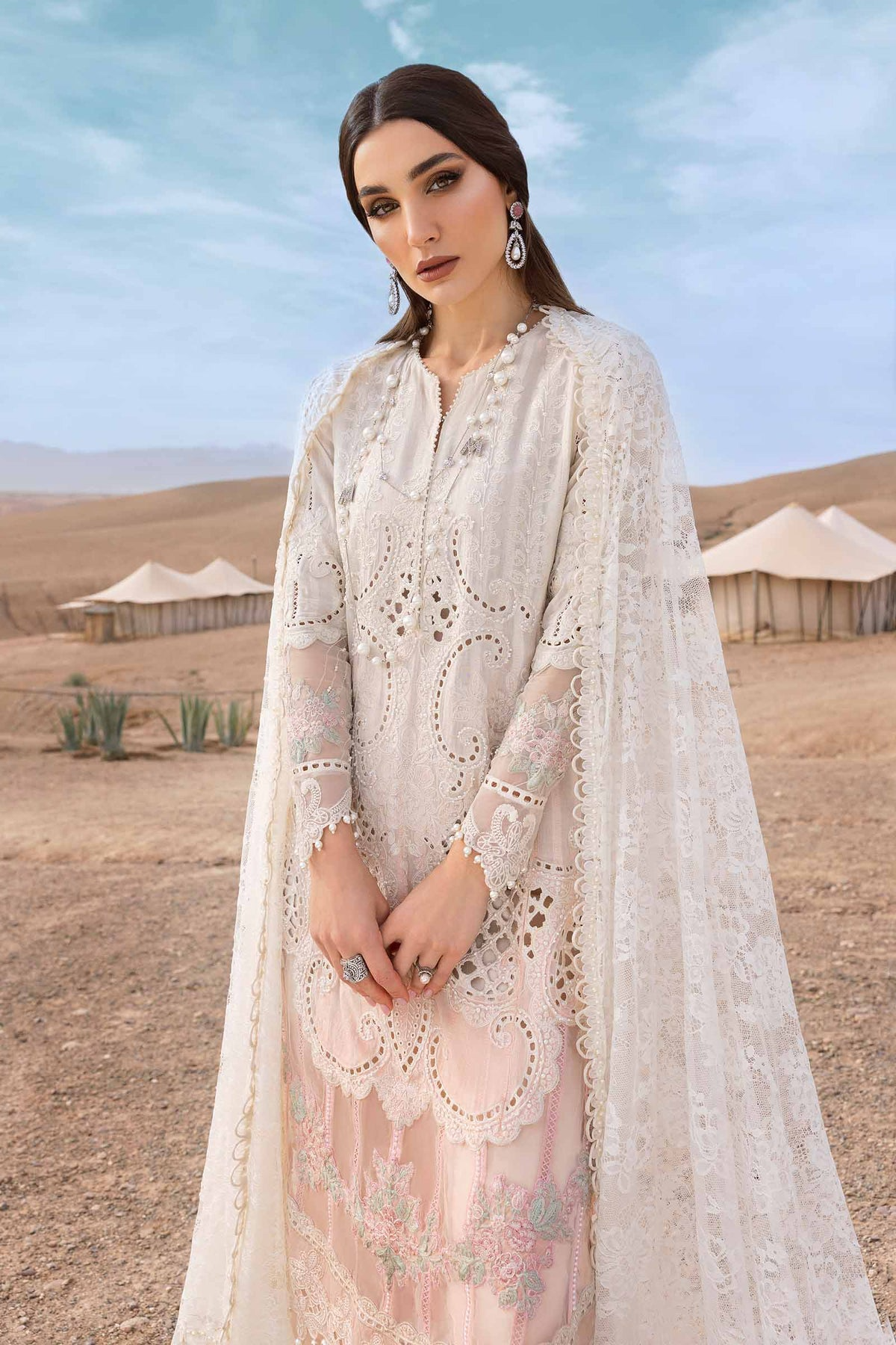 2515-A | Voyage a Luxe Embroidered Lawn By Maria.B