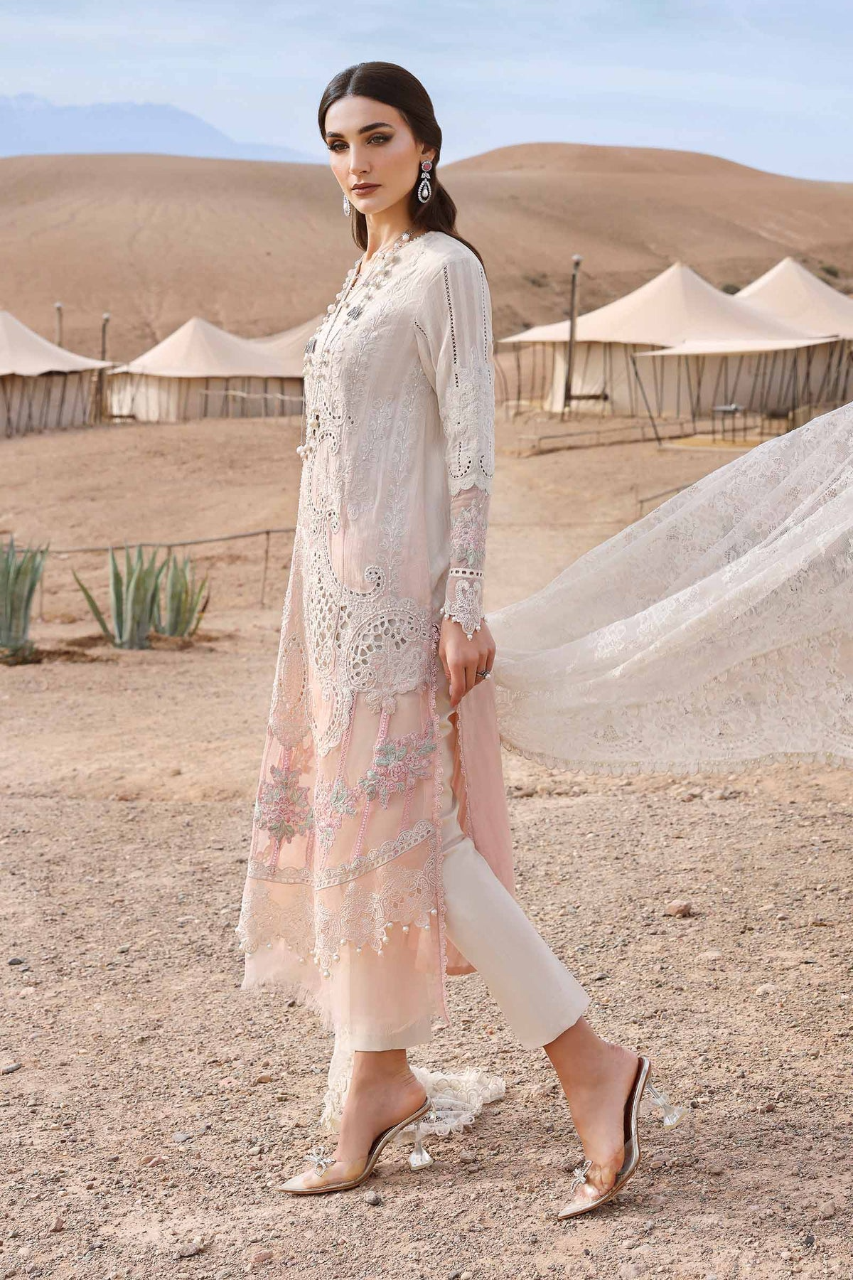 2515-A | Voyage a Luxe Embroidered Lawn By Maria.B