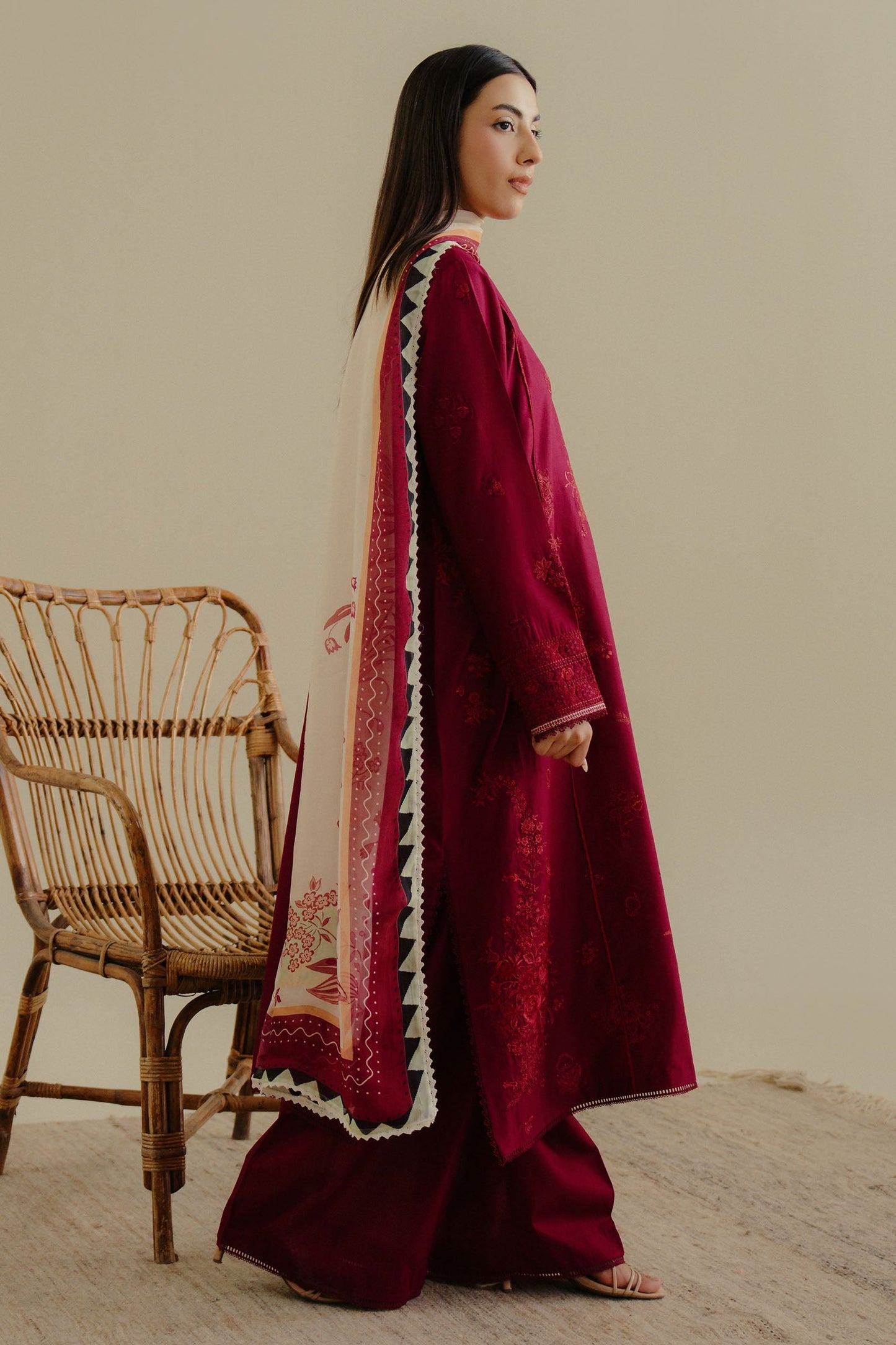 Luleh-3B | COCO Embroidered Lawn Drop-II