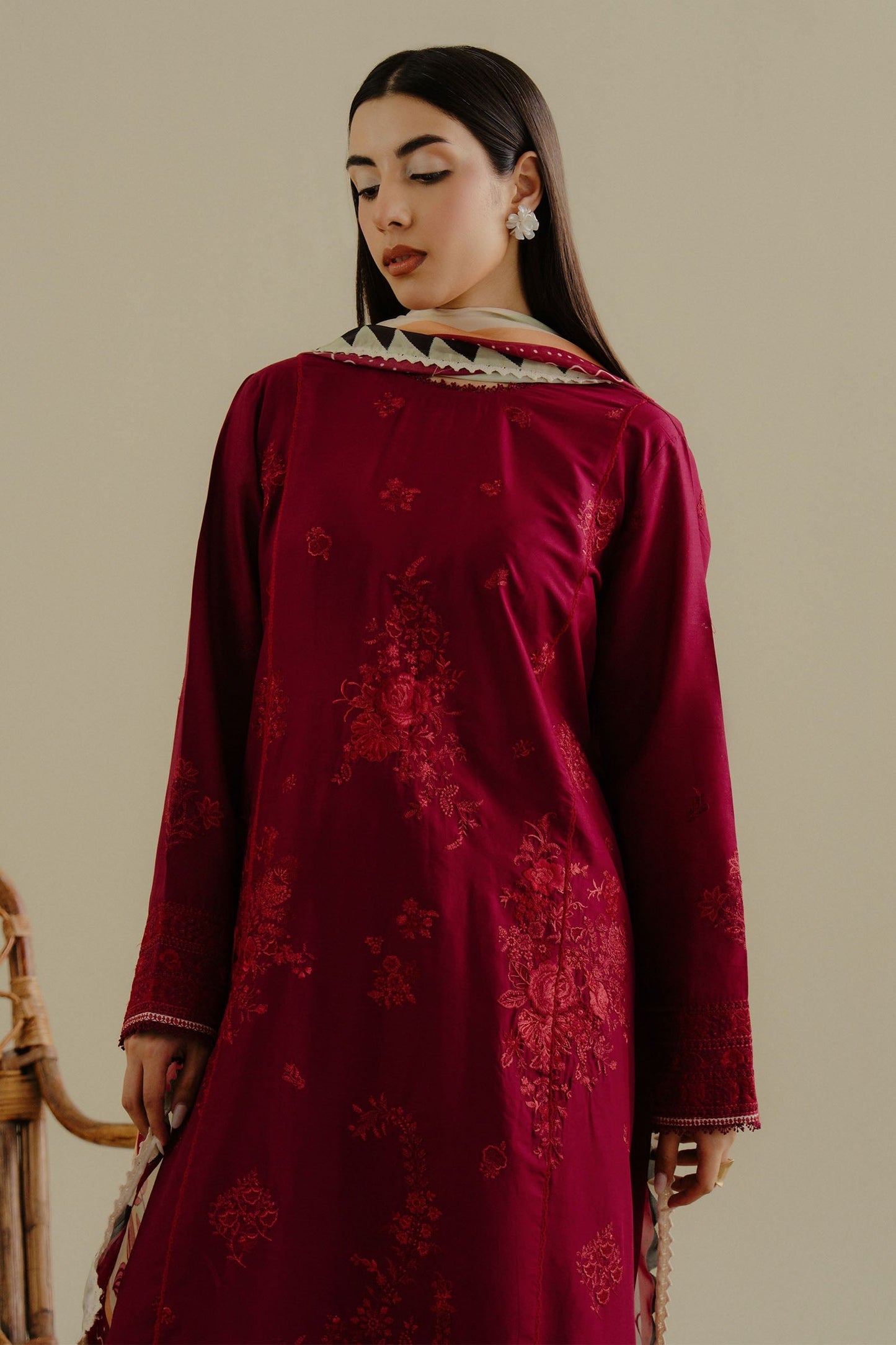 Luleh-3B | COCO Embroidered Lawn Drop-II