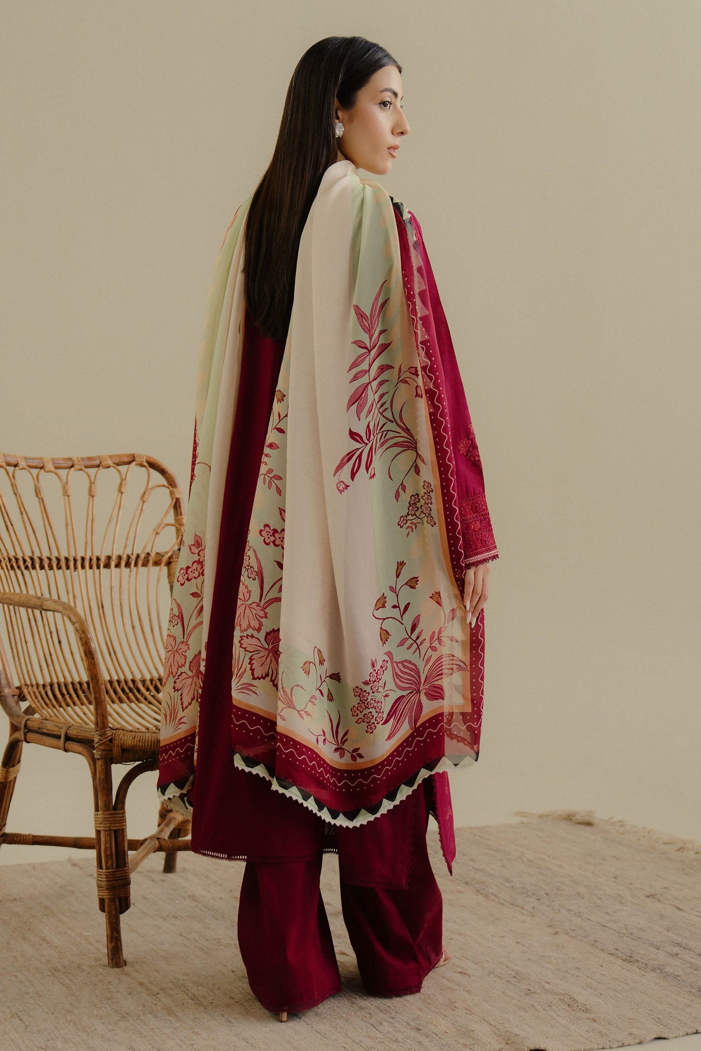 Luleh-3B | COCO Embroidered Lawn Drop-II