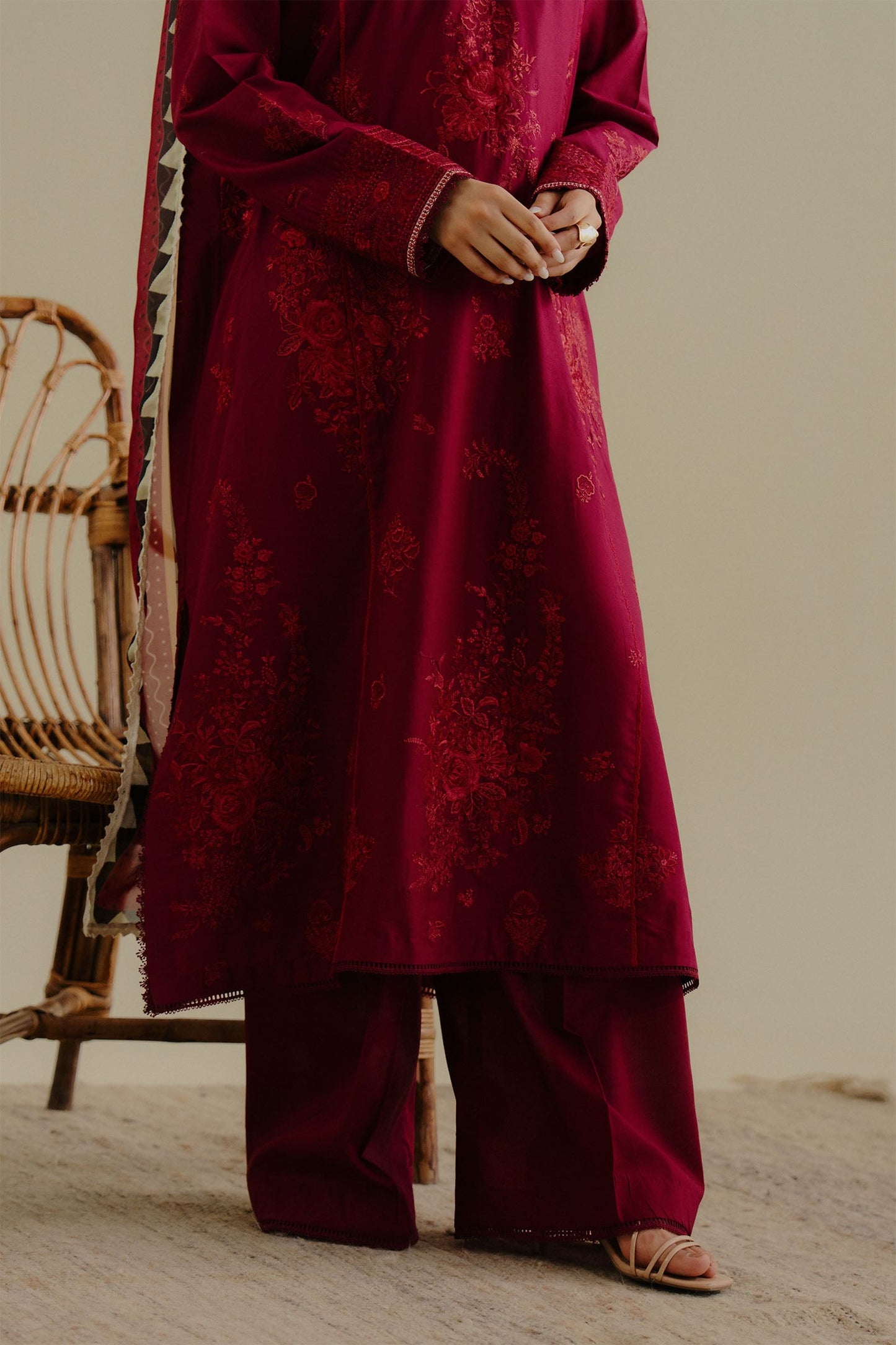 Luleh-3B | COCO Embroidered Lawn Drop-II