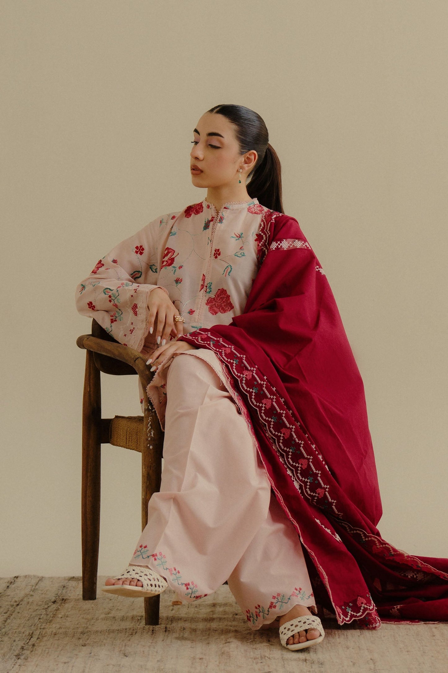 Zufra-6A | COCO Embroidered Lawn Drop-II