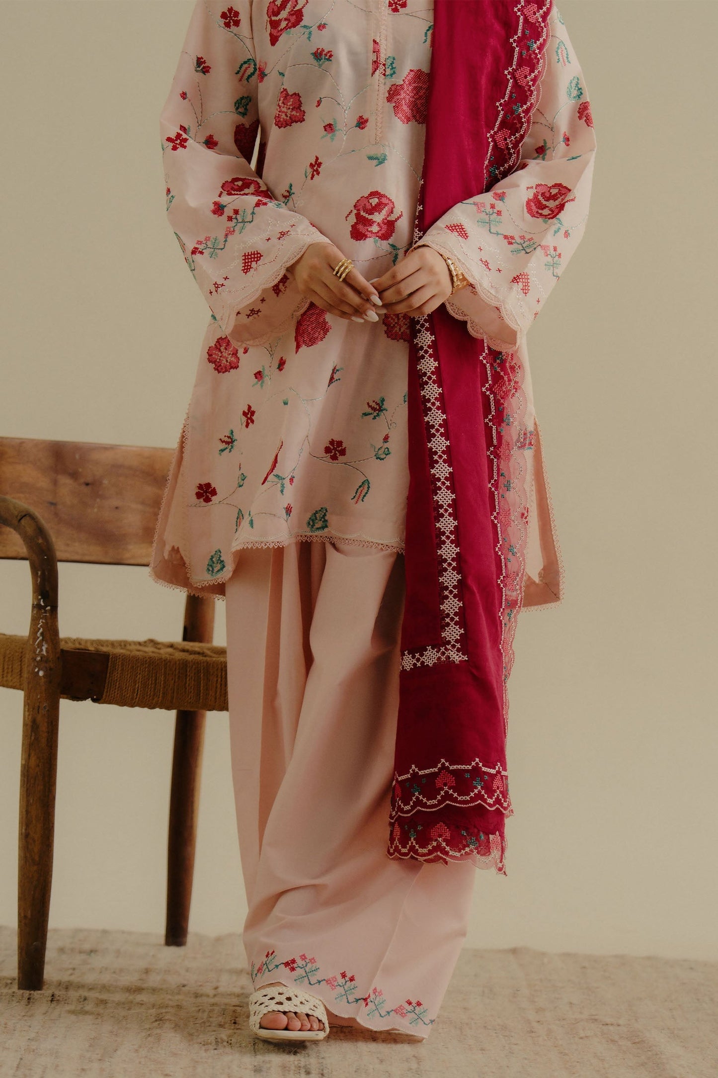 Zufra-6A | COCO Embroidered Lawn Drop-II