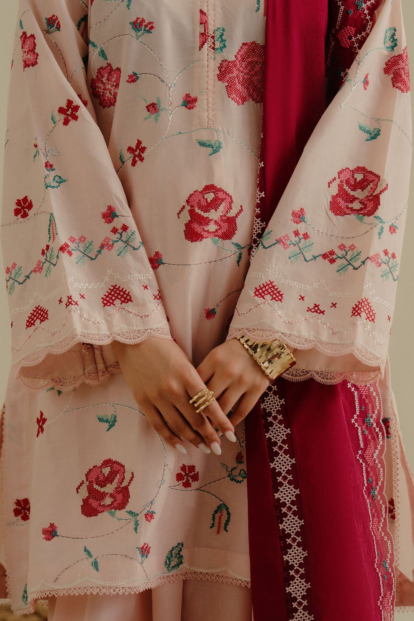 Zufra-6A | COCO Embroidered Lawn Drop-II