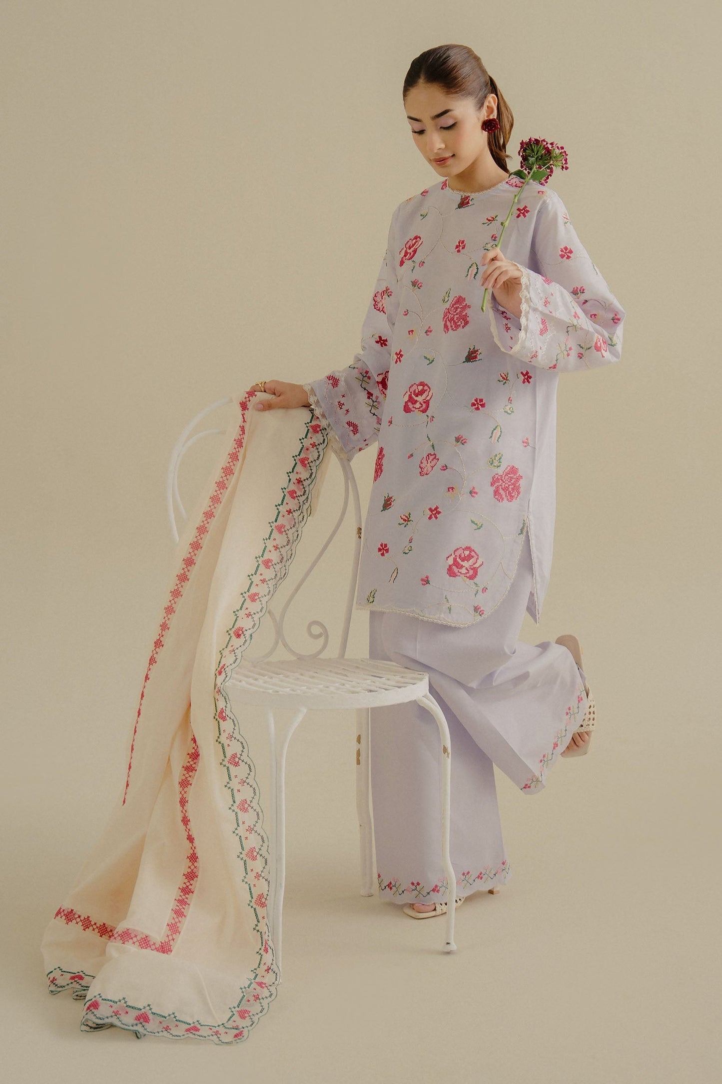 Zufra-6B | COCO Embroidered Lawn Drop-II