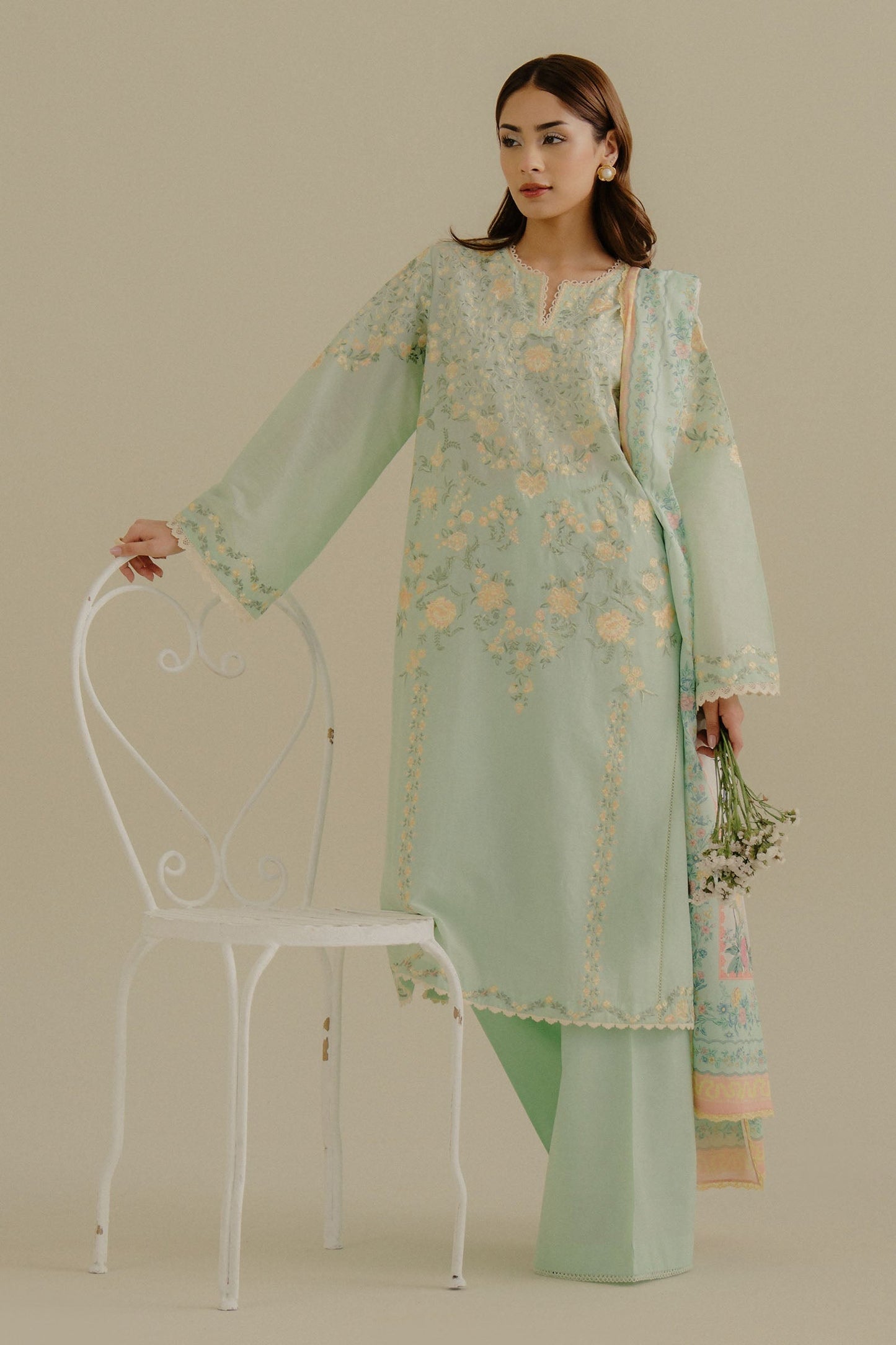 Velin-7A | COCO Embroidered Lawn Drop-II