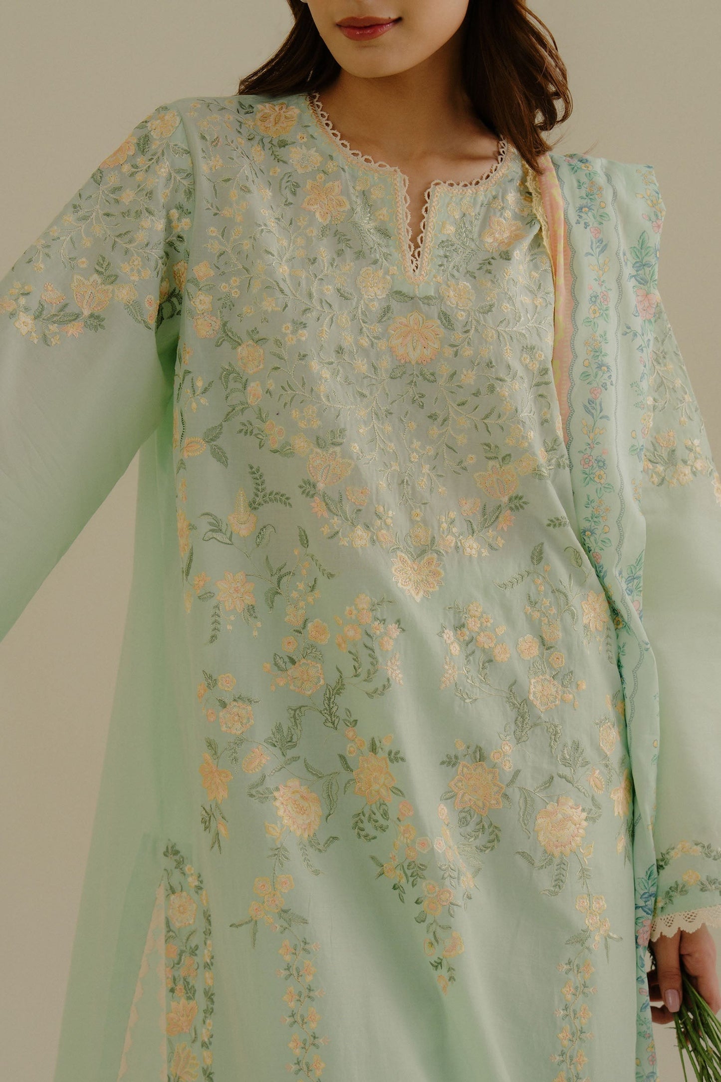 Velin-7A | COCO Embroidered Lawn Drop-II