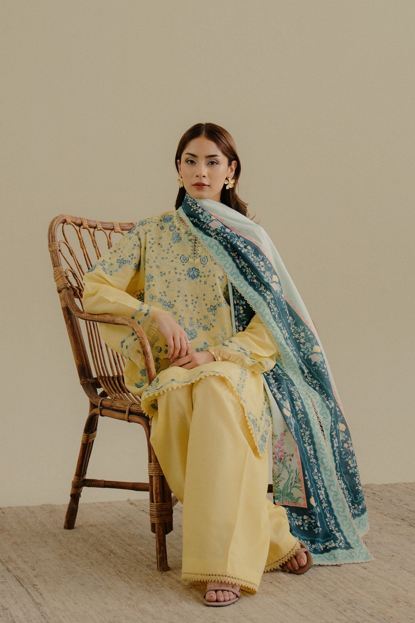 Velin-7B | COCO Embroidered Lawn Drop-II