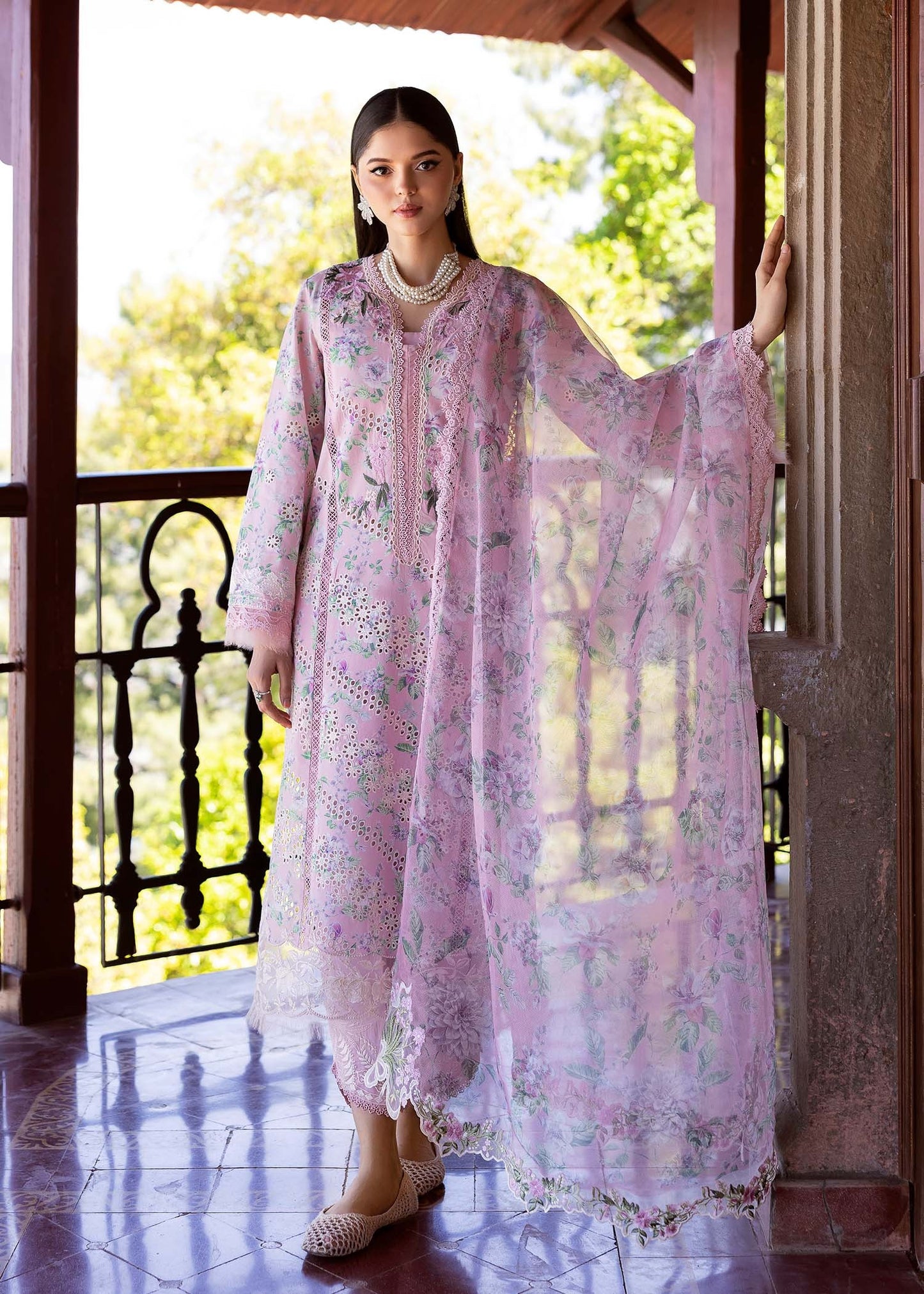 5A-CELESTIAL BREEZE | Bloom By Saira Shakira Unstitched Lawn`25