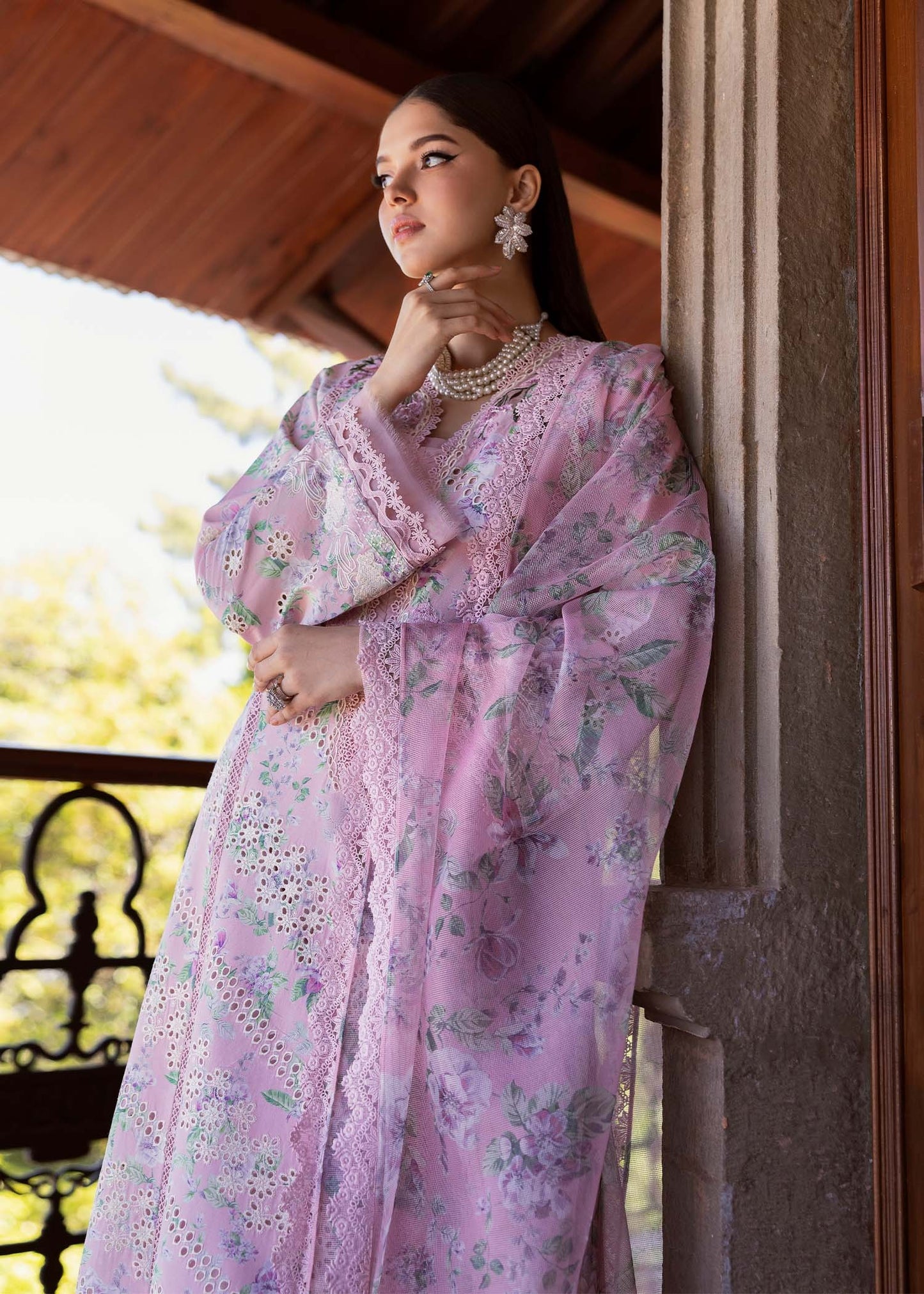 5A-CELESTIAL BREEZE | Bloom By Saira Shakira Unstitched Lawn`25
