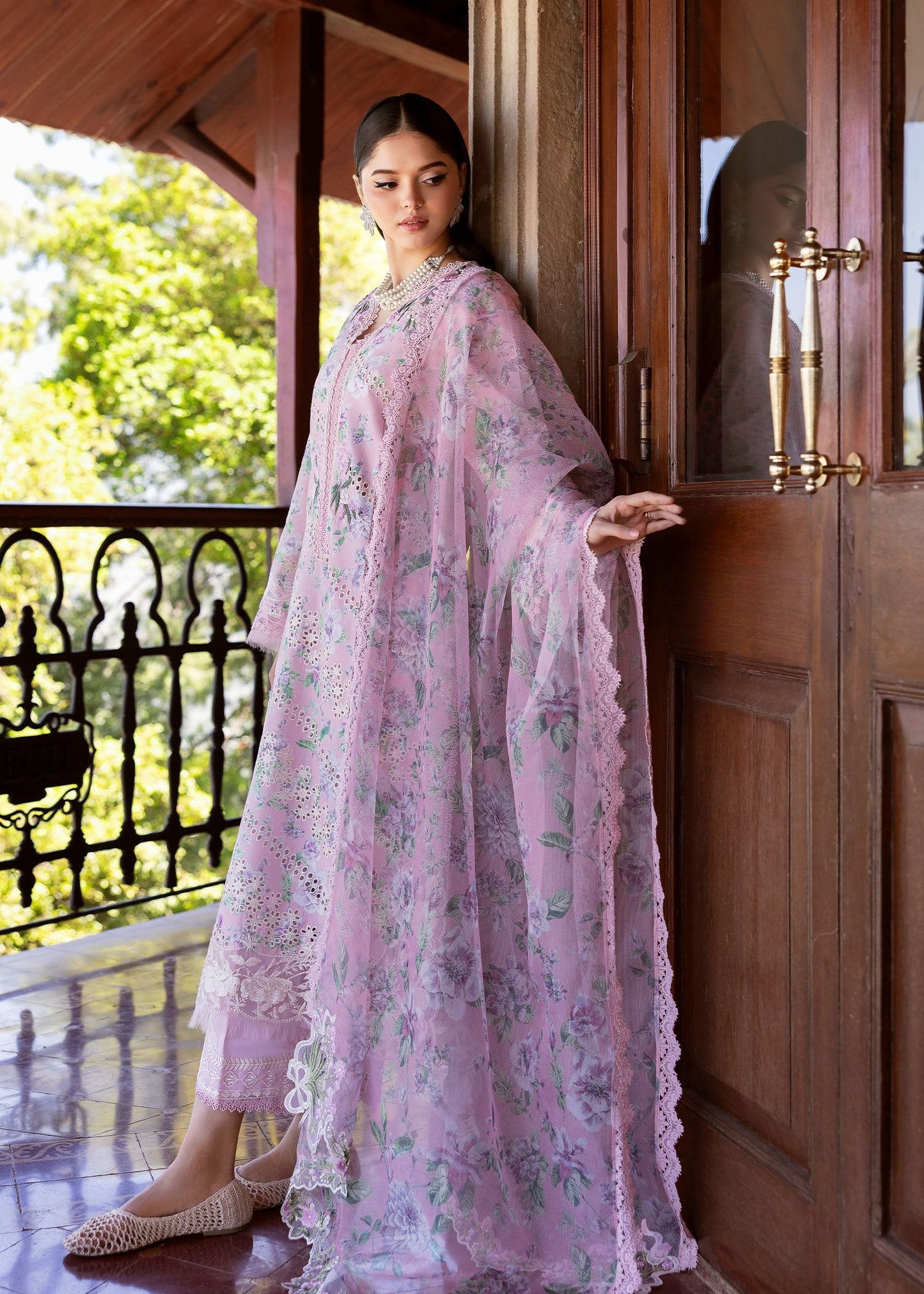 5A-CELESTIAL BREEZE | Bloom By Saira Shakira Unstitched Lawn`25