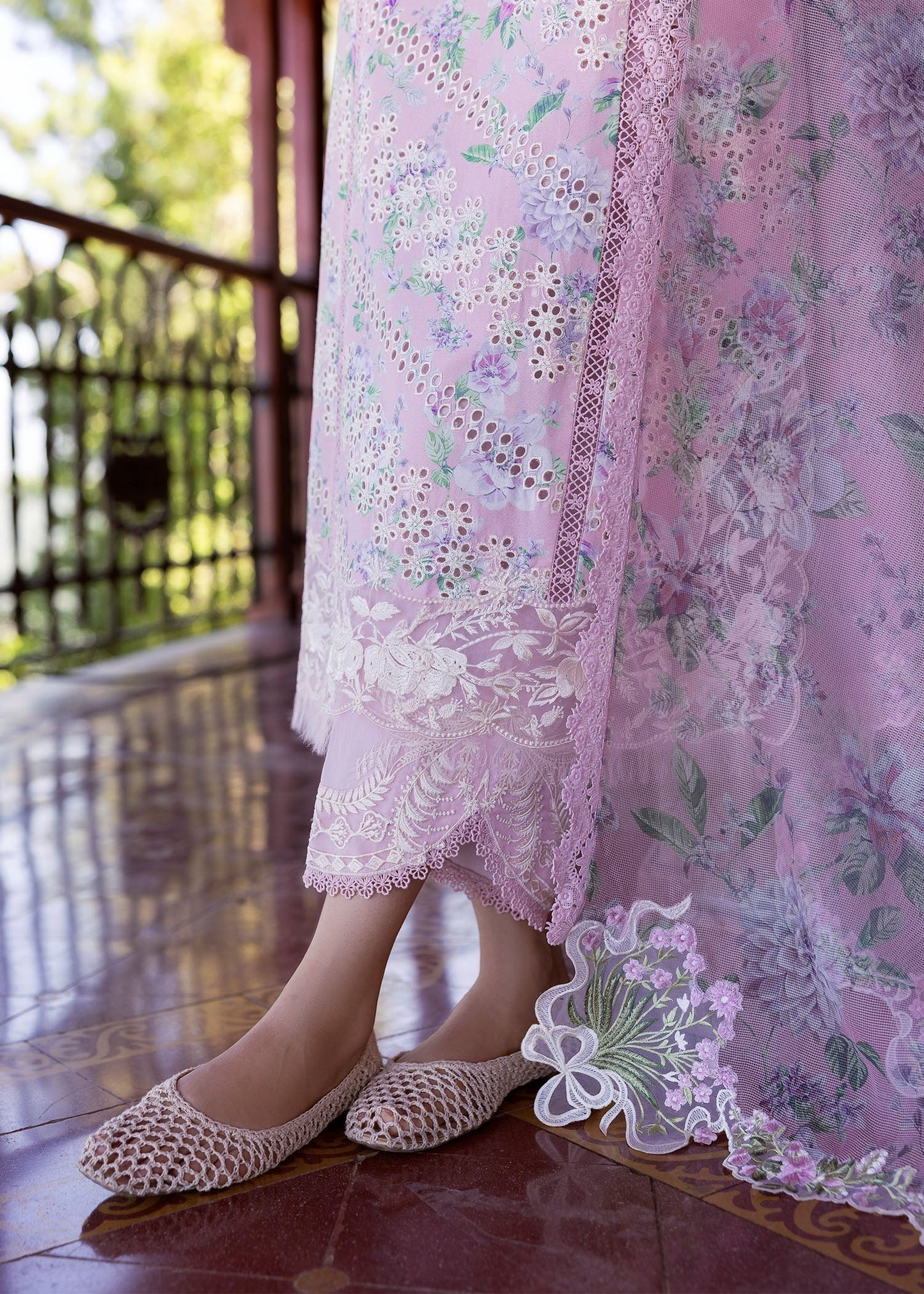 5A-CELESTIAL BREEZE | Bloom By Saira Shakira Unstitched Lawn`25