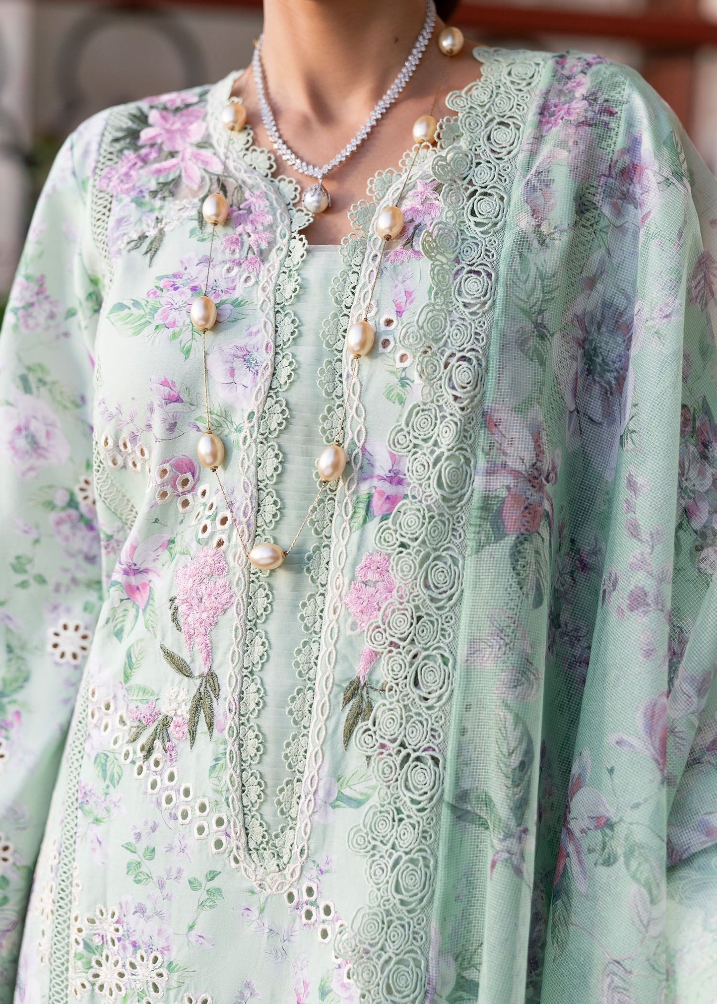 5B-CELESTIAL BREEZE | Bloom By Saira Shakira Unstitched Lawn`25