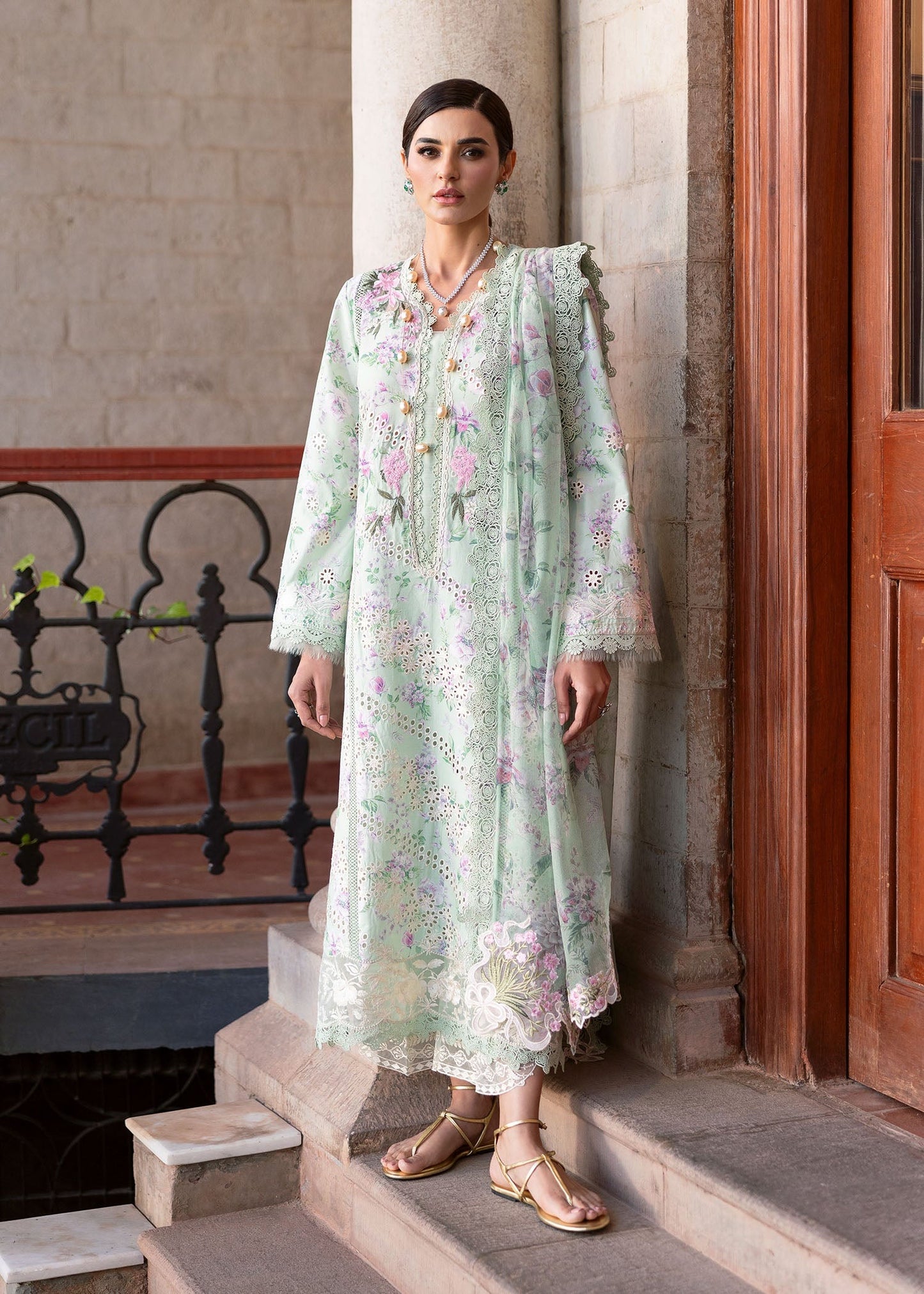 5B-CELESTIAL BREEZE | Bloom By Saira Shakira Unstitched Lawn`25