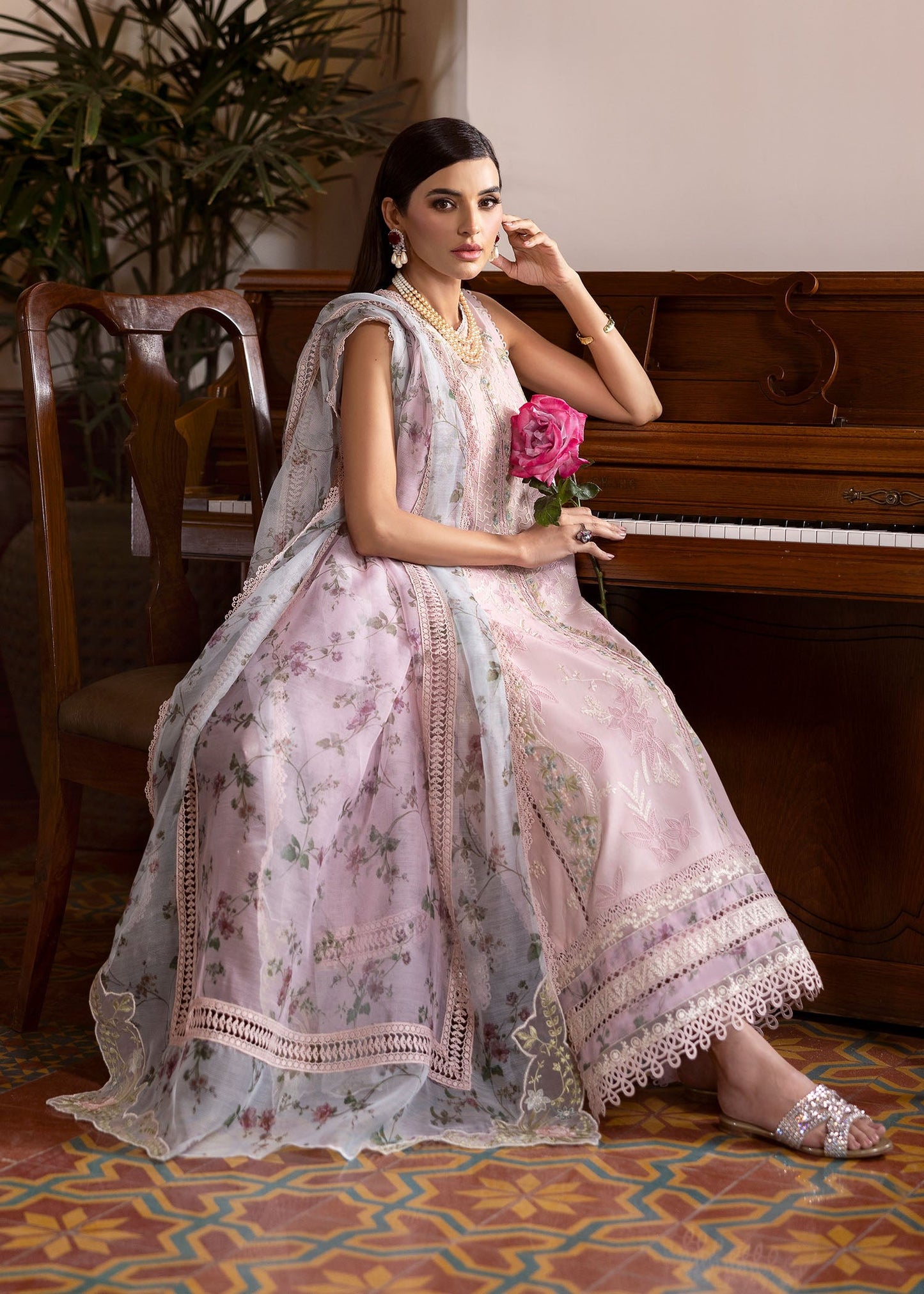 3A-CHLOE | Bloom By Saira Shakira Unstitched Lawn`25