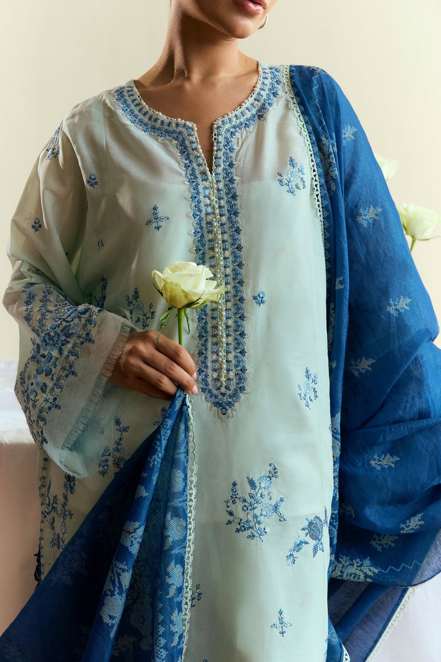 Isle-D10 | COCO EID EDIT`25 - Embroidered Lawn