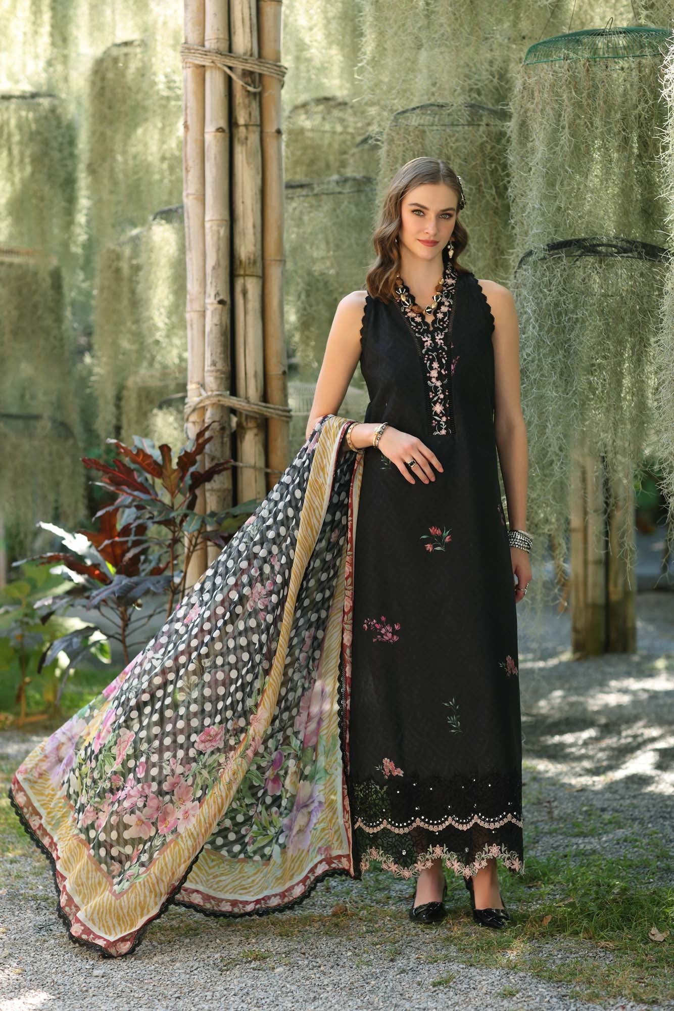 D10-B | Noor Luxe Eid Printedkaari