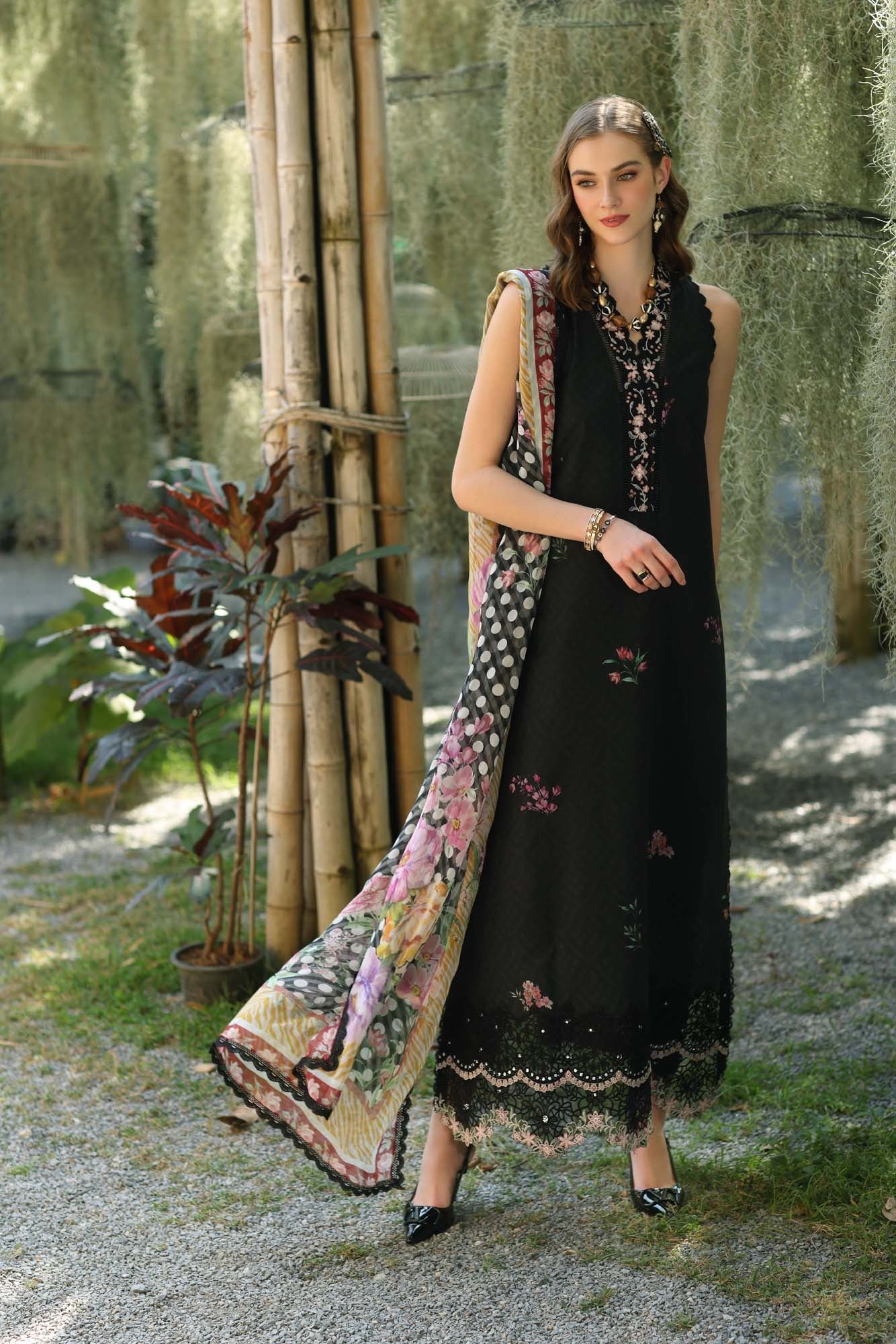 D10-B | Noor Luxe Eid Printedkaari