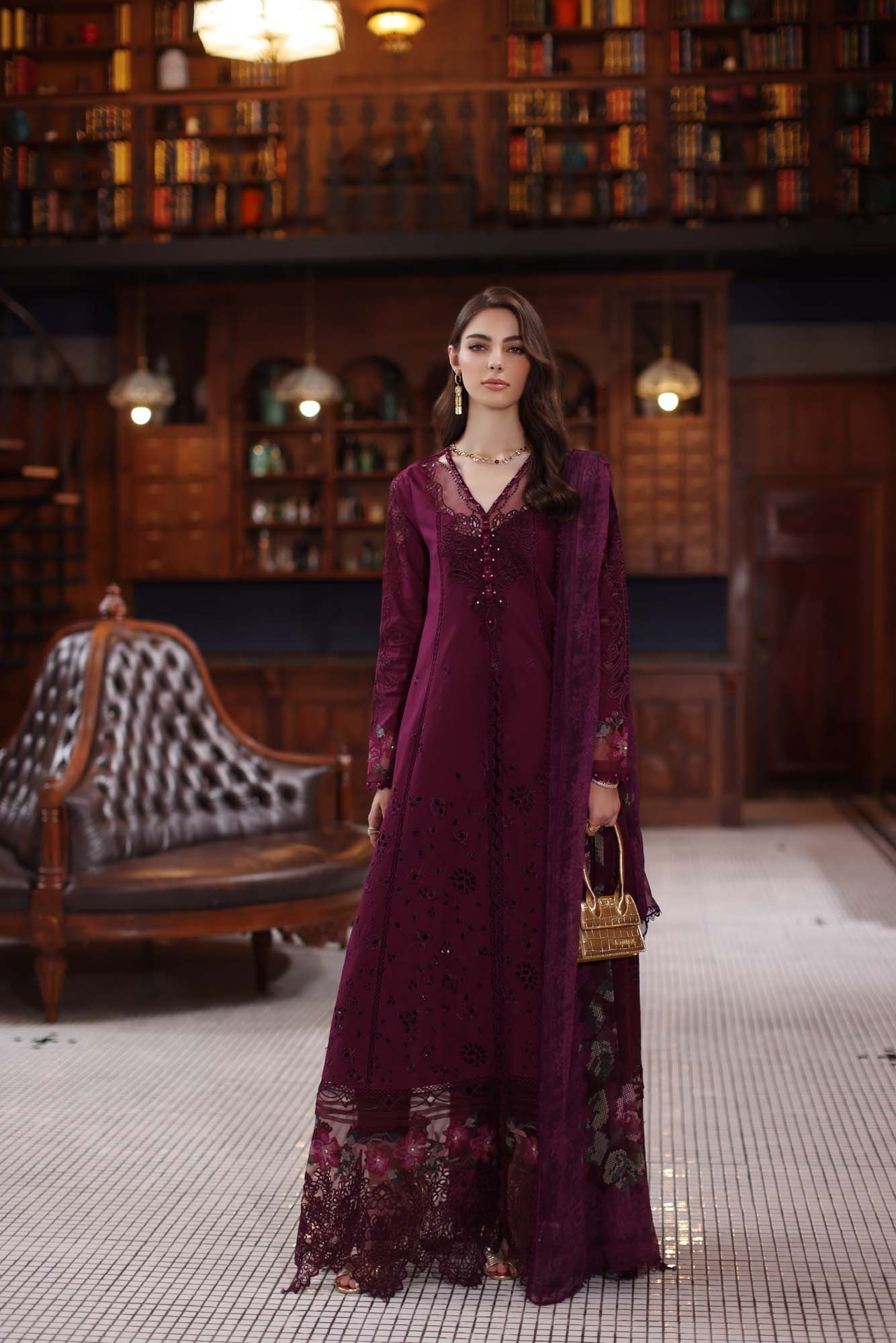 D12-Plum | Eid Luxury Schiffli Laserkai`25