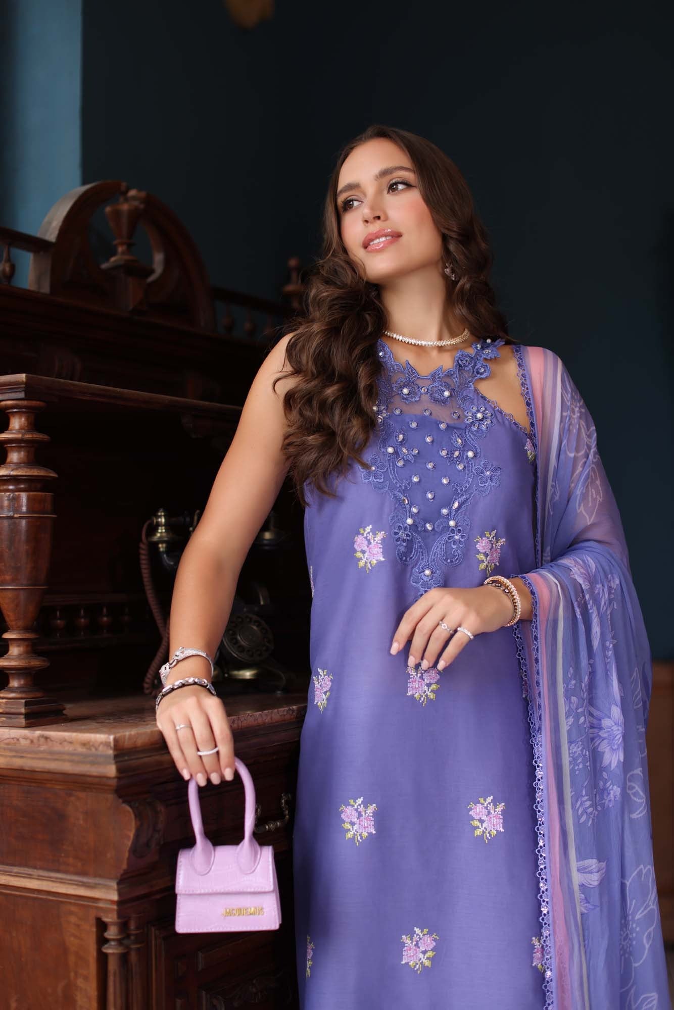 D2-Indigo | Eid Luxury Schiffli Laserkai`25