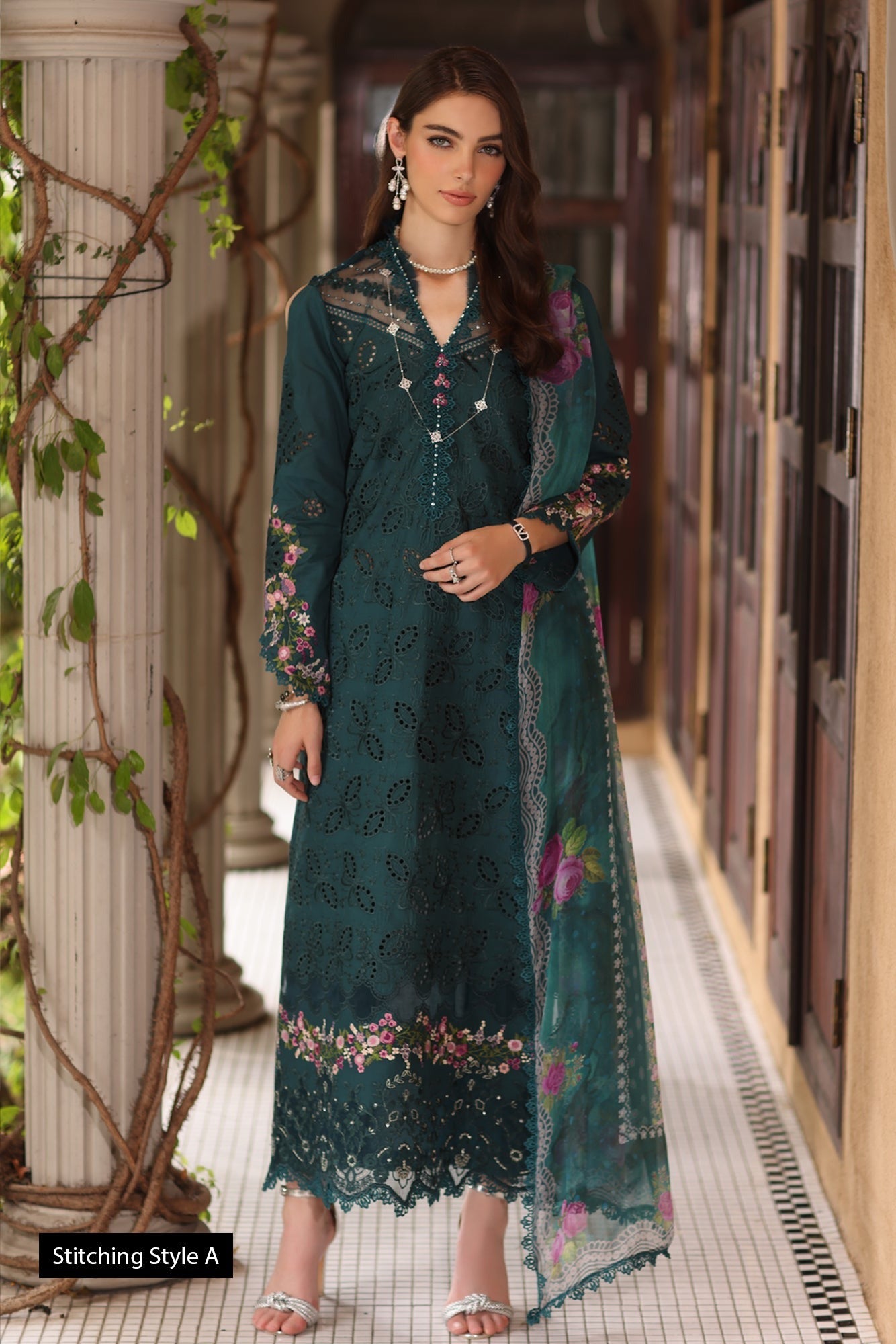 D5-Teal | Eid Luxury Schiffli Laserkai`25